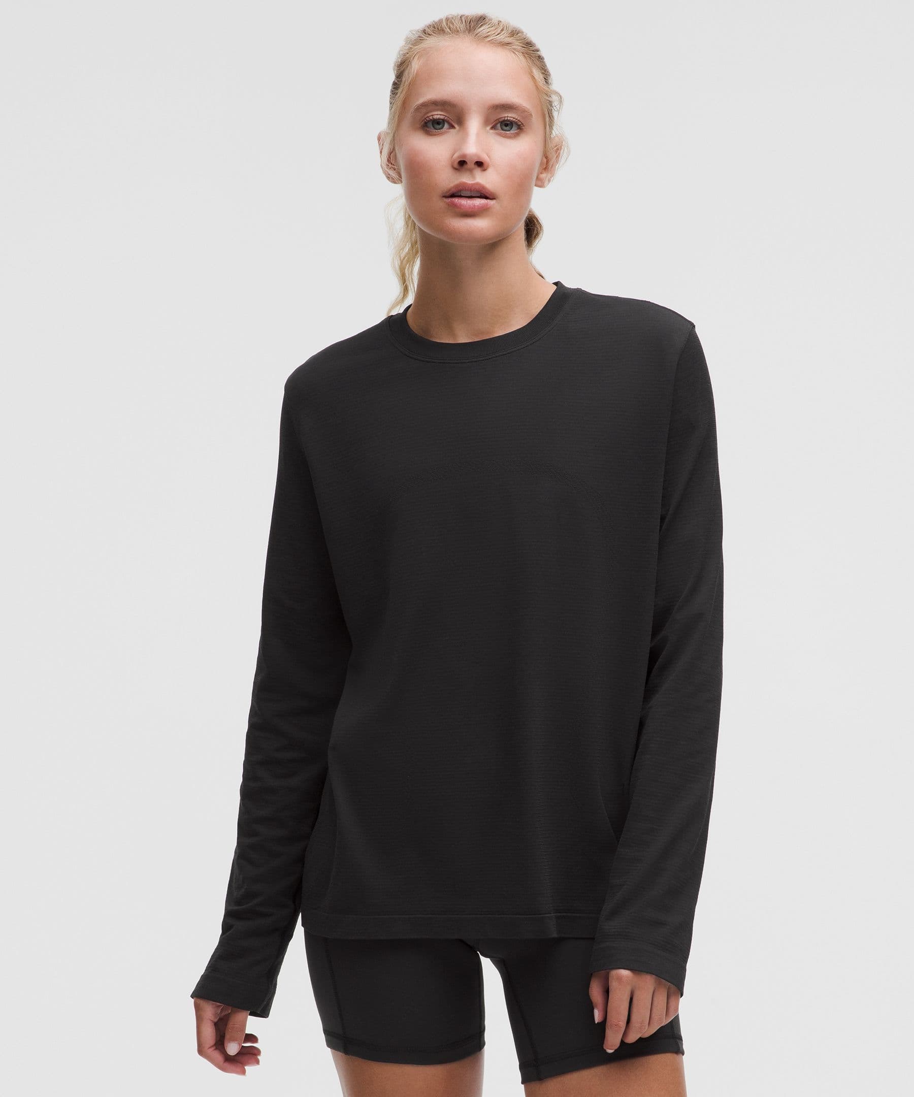Swiftly Relaxed Long-Sleeve Shirt Hip Length *Updated Fit - image 2