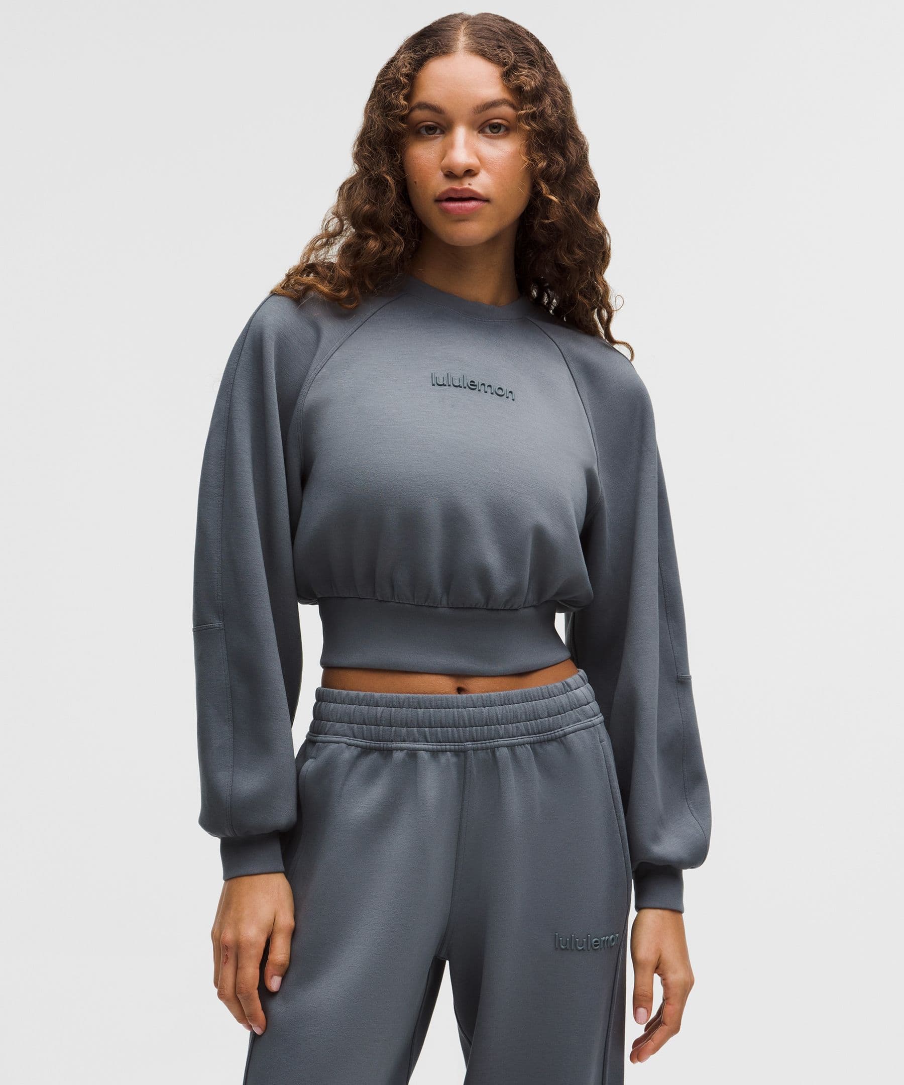 Smooth Spacer Cropped Pullover *Wash - image 1