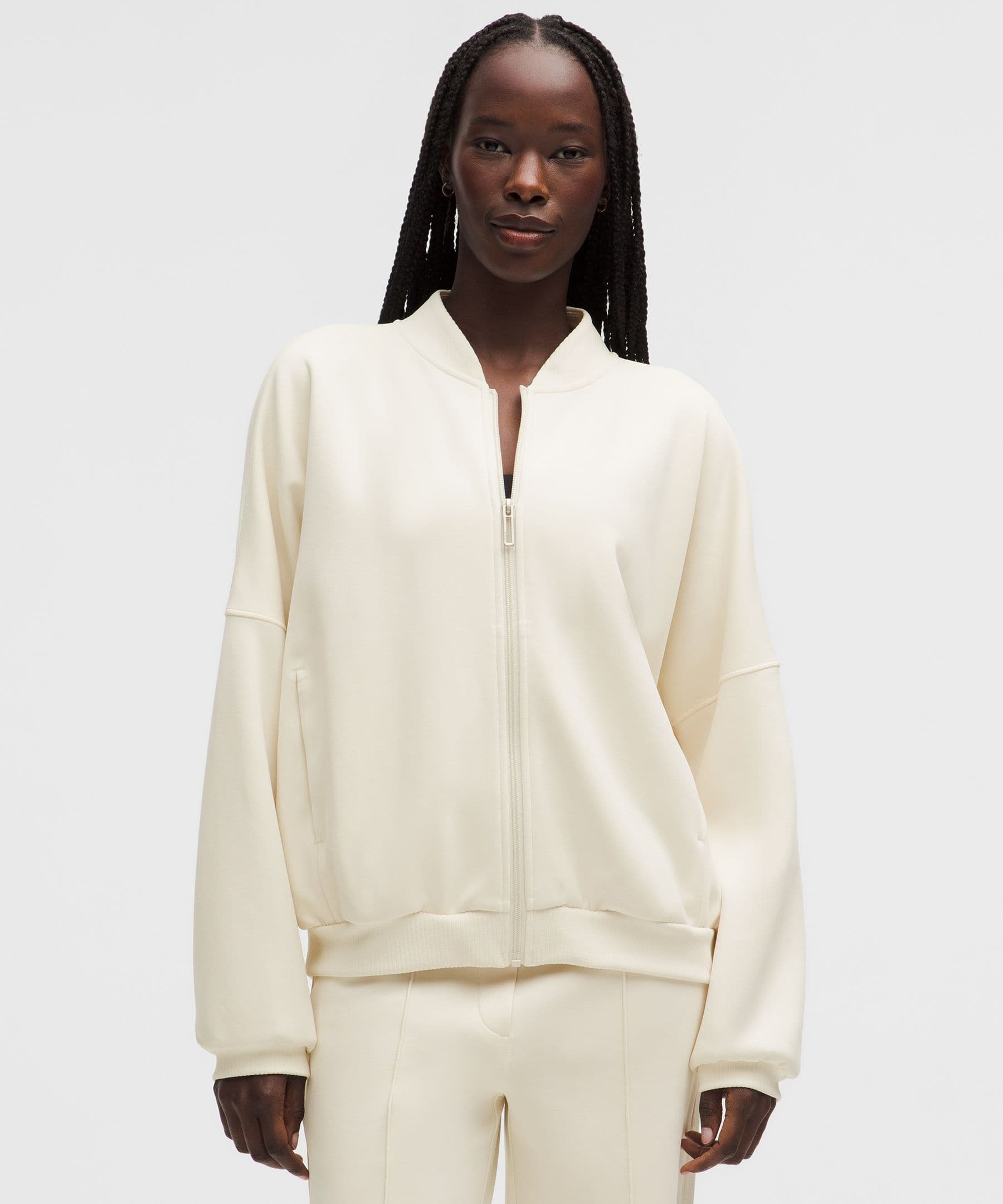 Brushed Softstreme Oversized Bomber Jacket - image 2