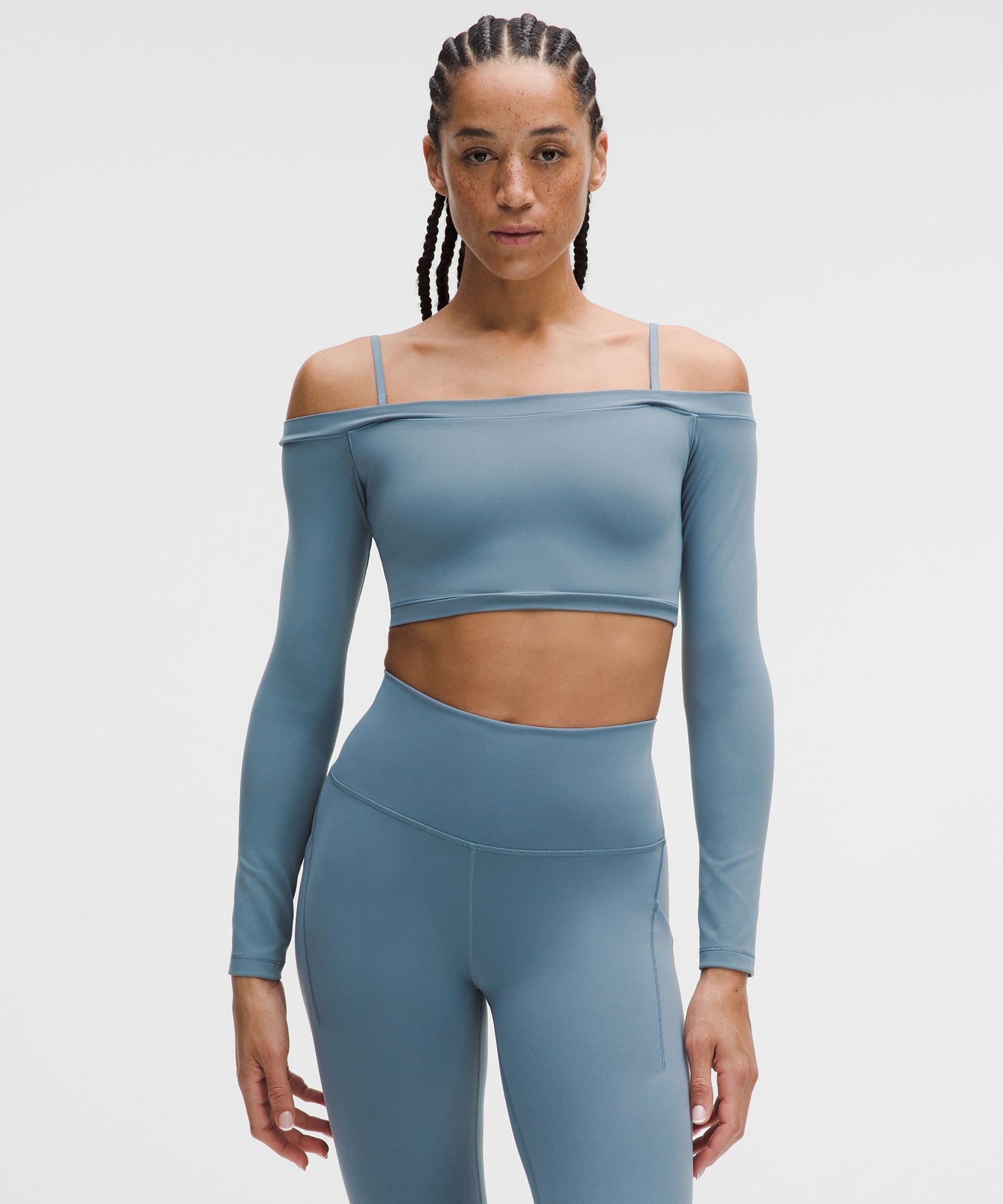 Wunder Train Off-Shoulder Long-Sleeve Shirt - image 1