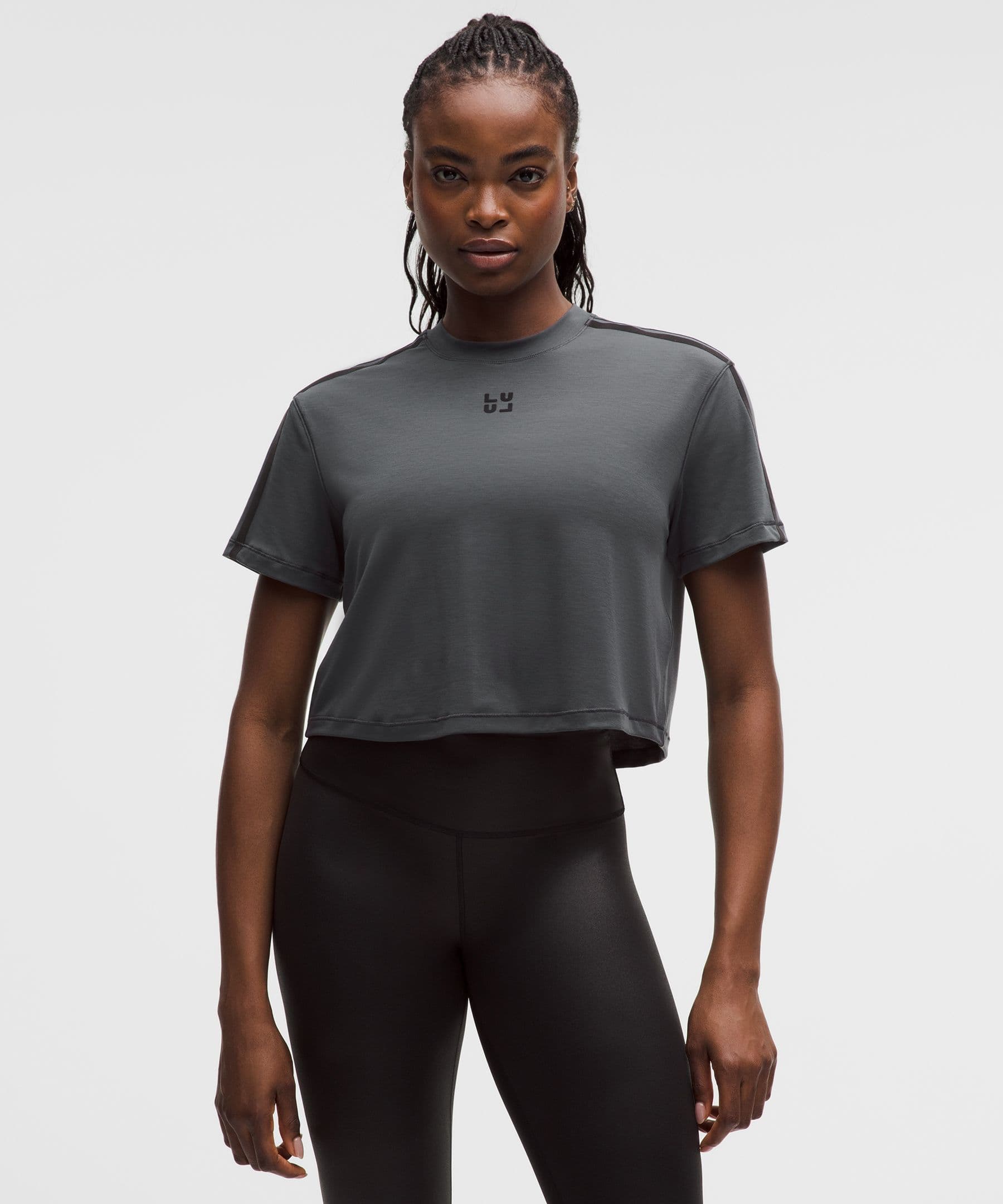 Jersey Training Cropped Short-Sleeve Shirt *Flocked - image 2