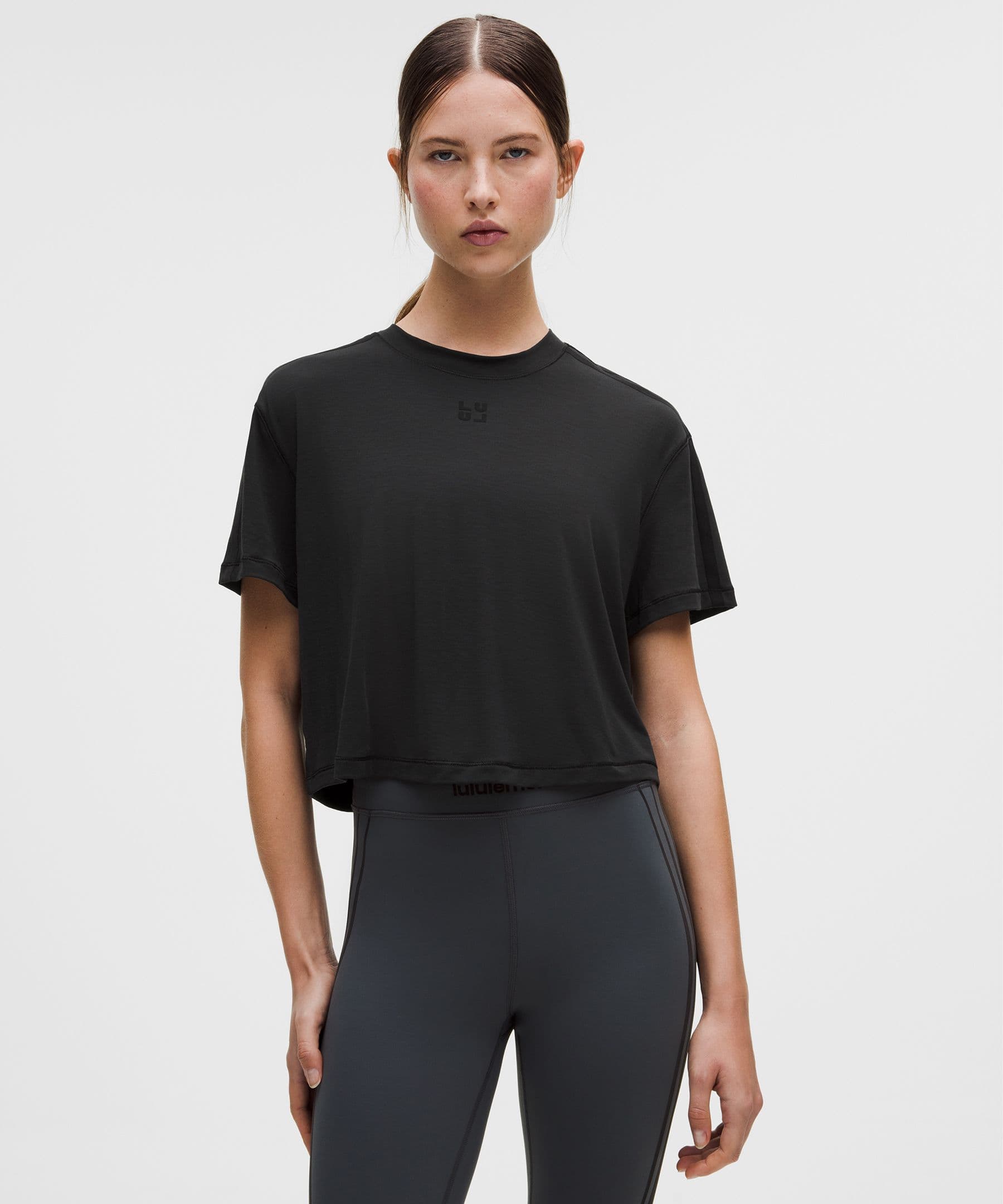 Jersey Training Cropped Short-Sleeve Shirt *Flocked - image 1