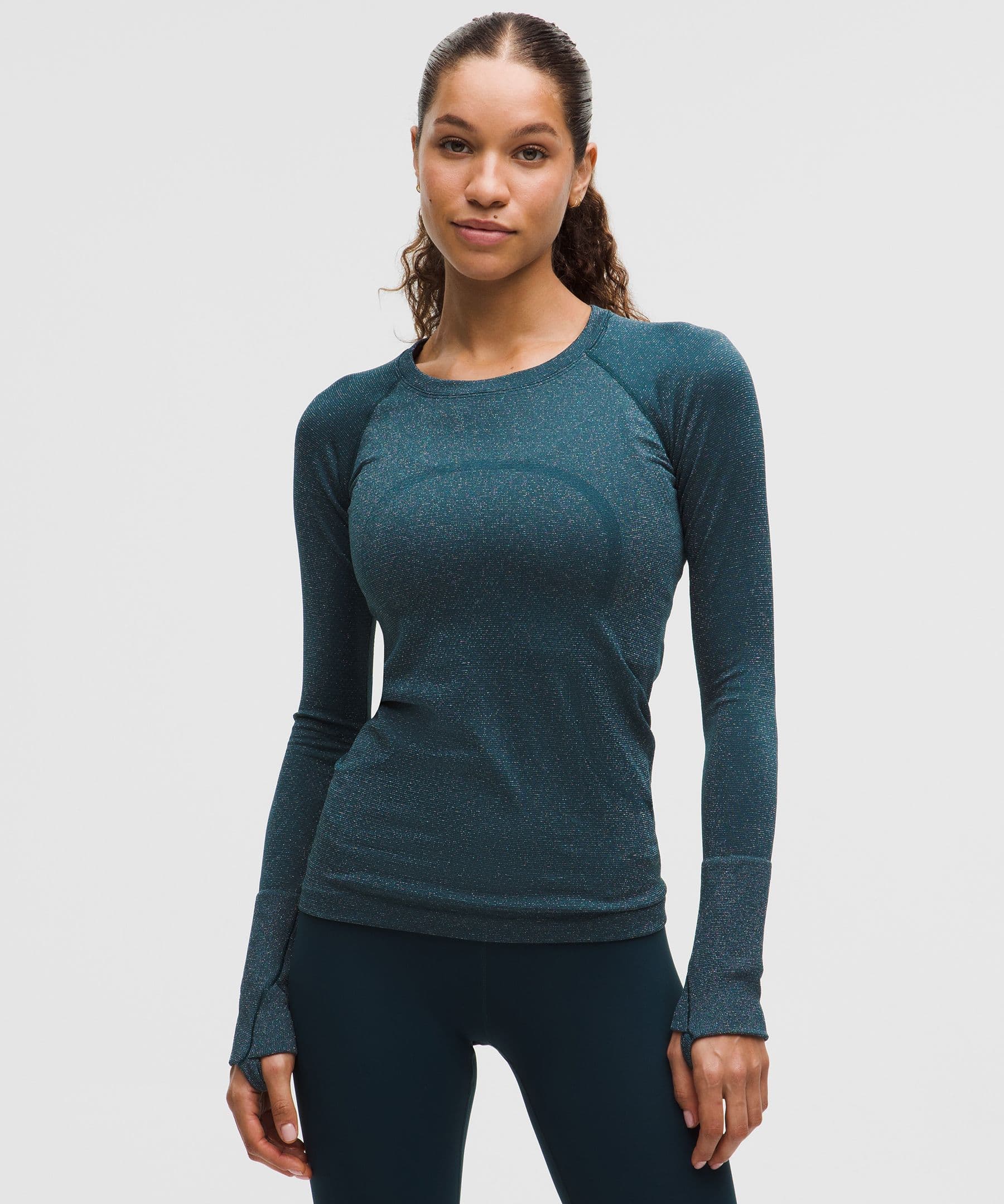 Swiftly Tech Long-Sleeve Shirt 2.0 Hip Length *Sparkle - image 2
