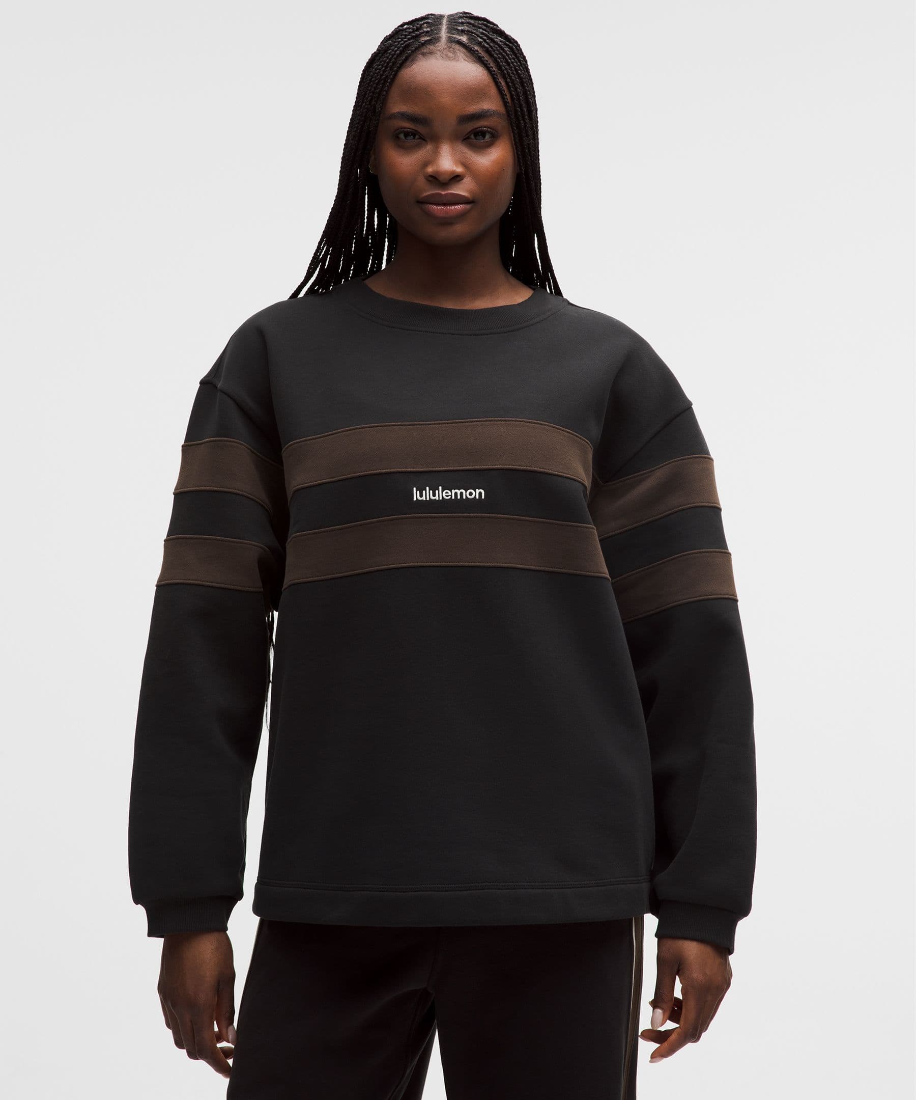 Women's Steady State Oversized Pullover *Stripe - image 3