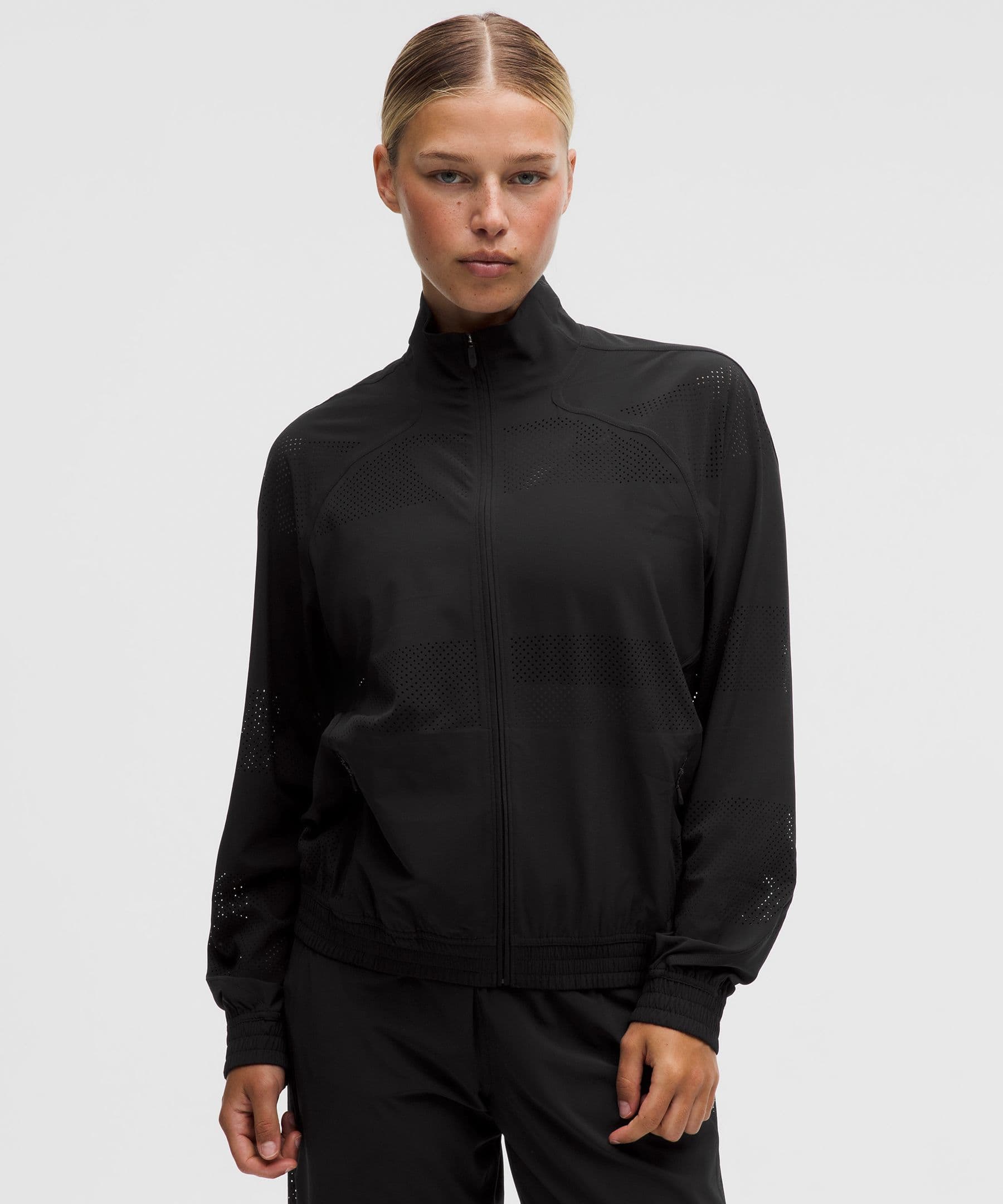 Adapted State Track Jacket *Perforated Stripe - image 2