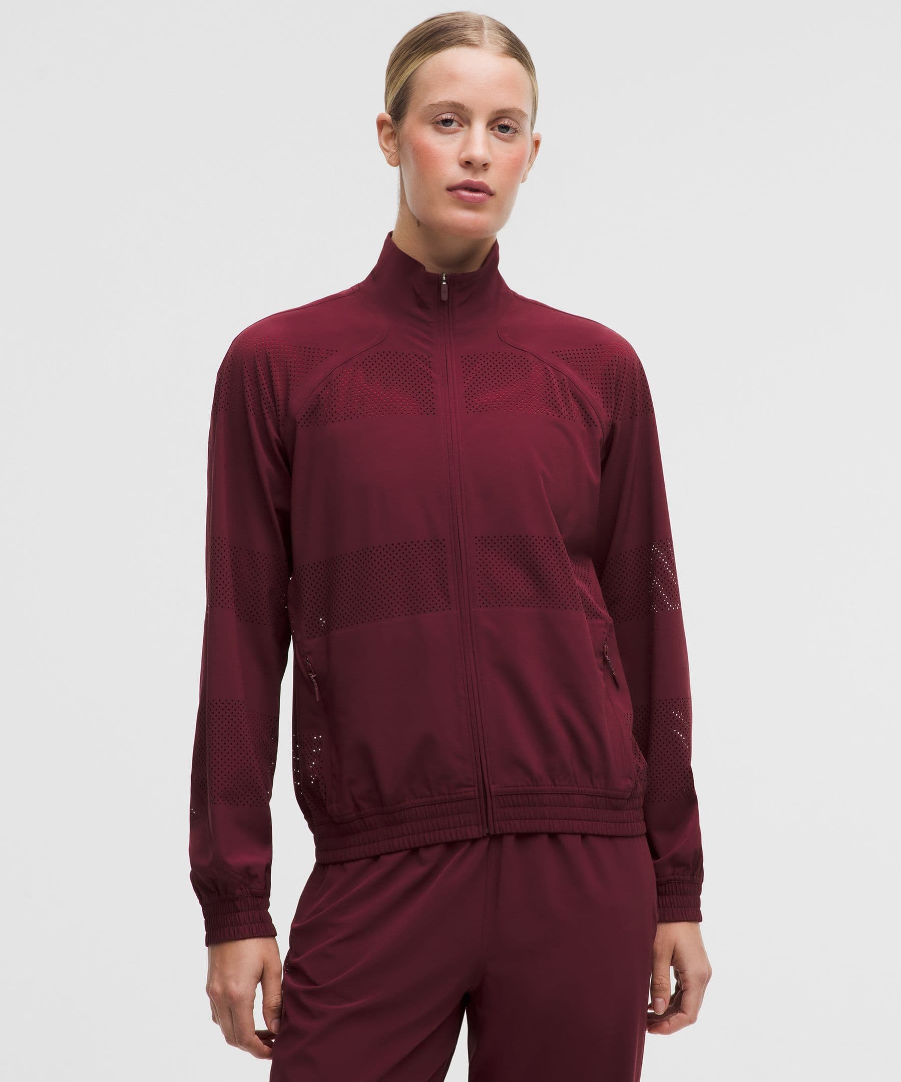 Adapted State Track Jacket *Perforated Stripe - image 5