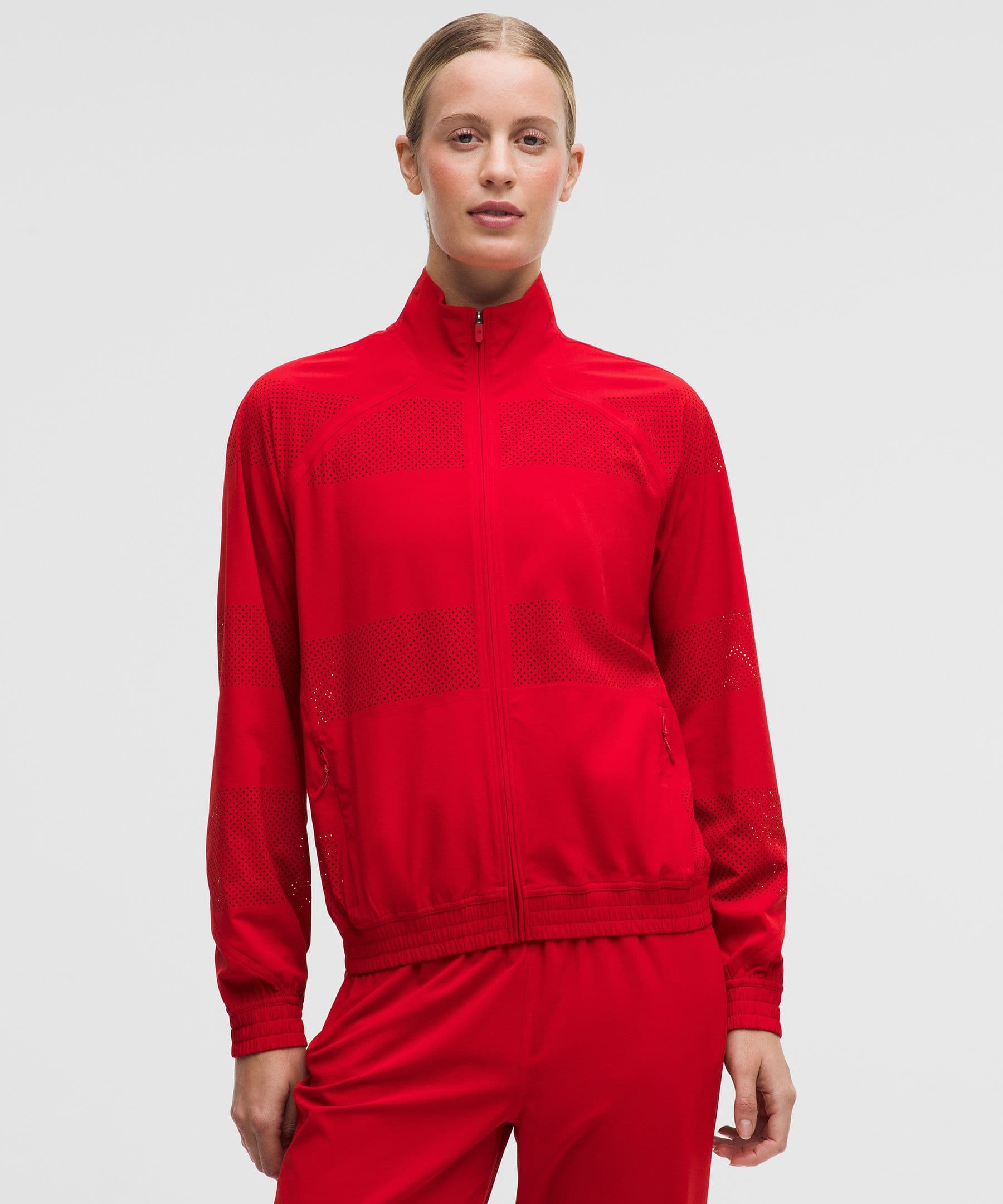 Adapted State Track Jacket *Perforated Stripe - image 1