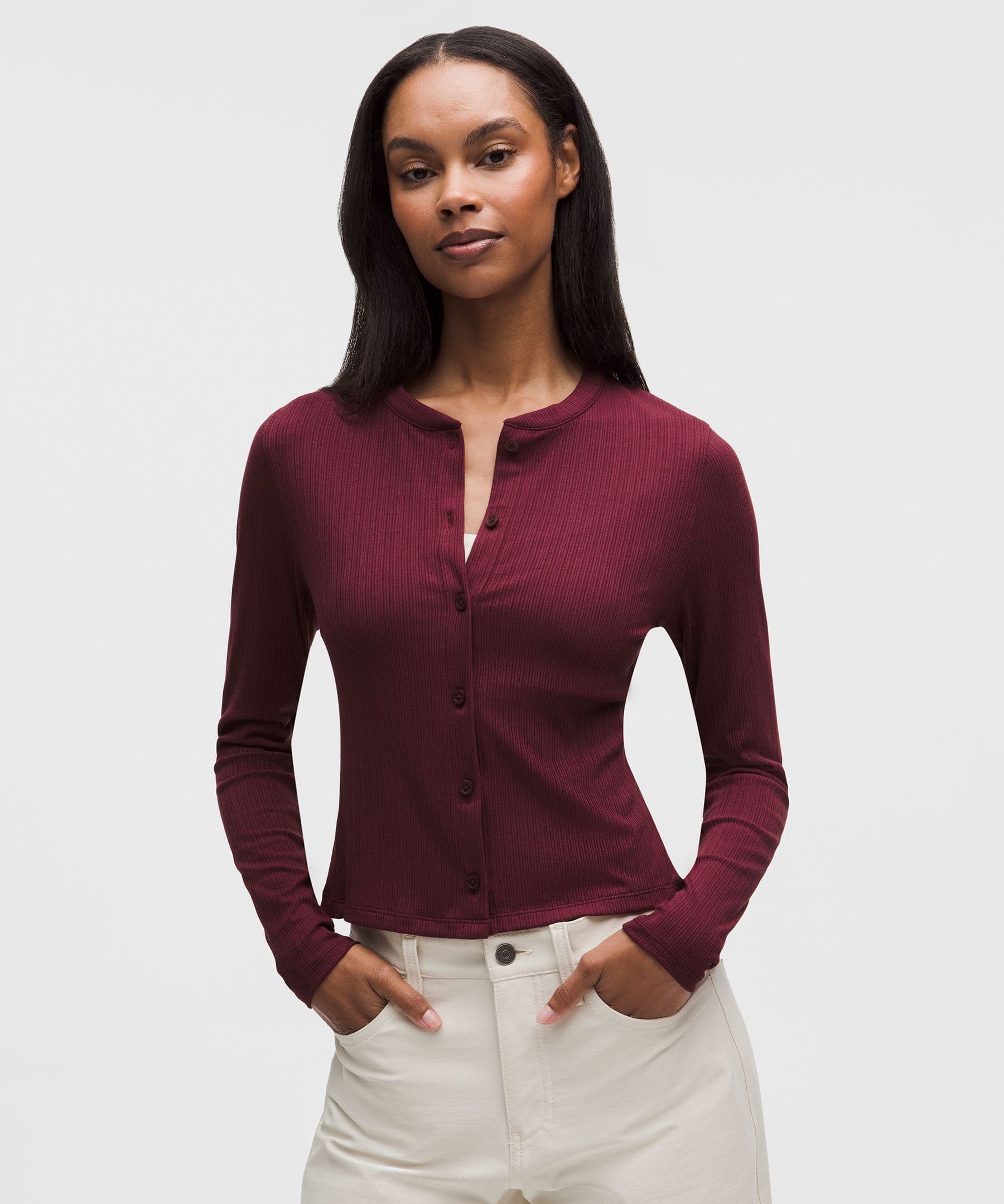 Hold Tight Micro-Rib Cardigan - image 1