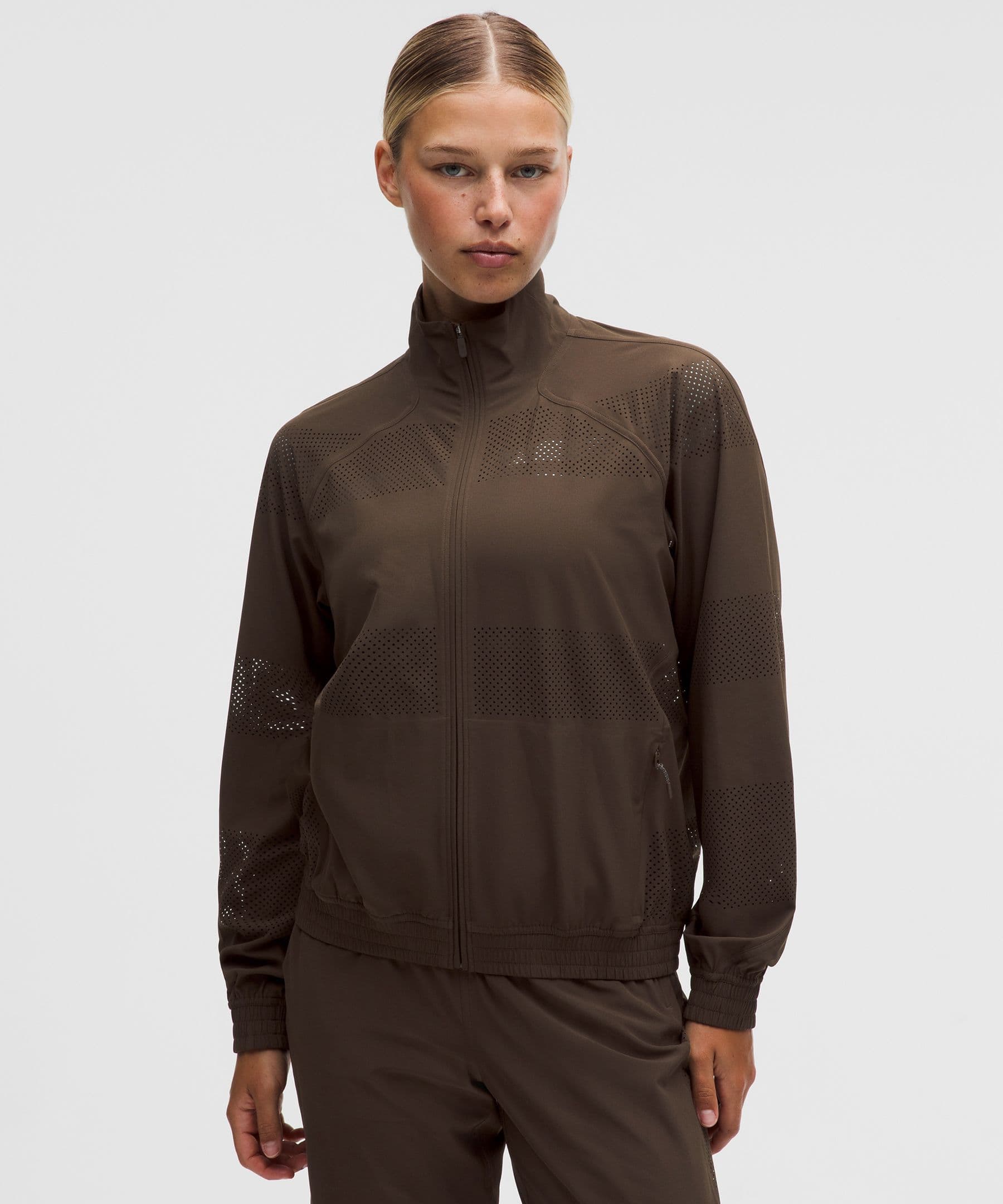 Adapted State Track Jacket *Perforated Stripe - image 4
