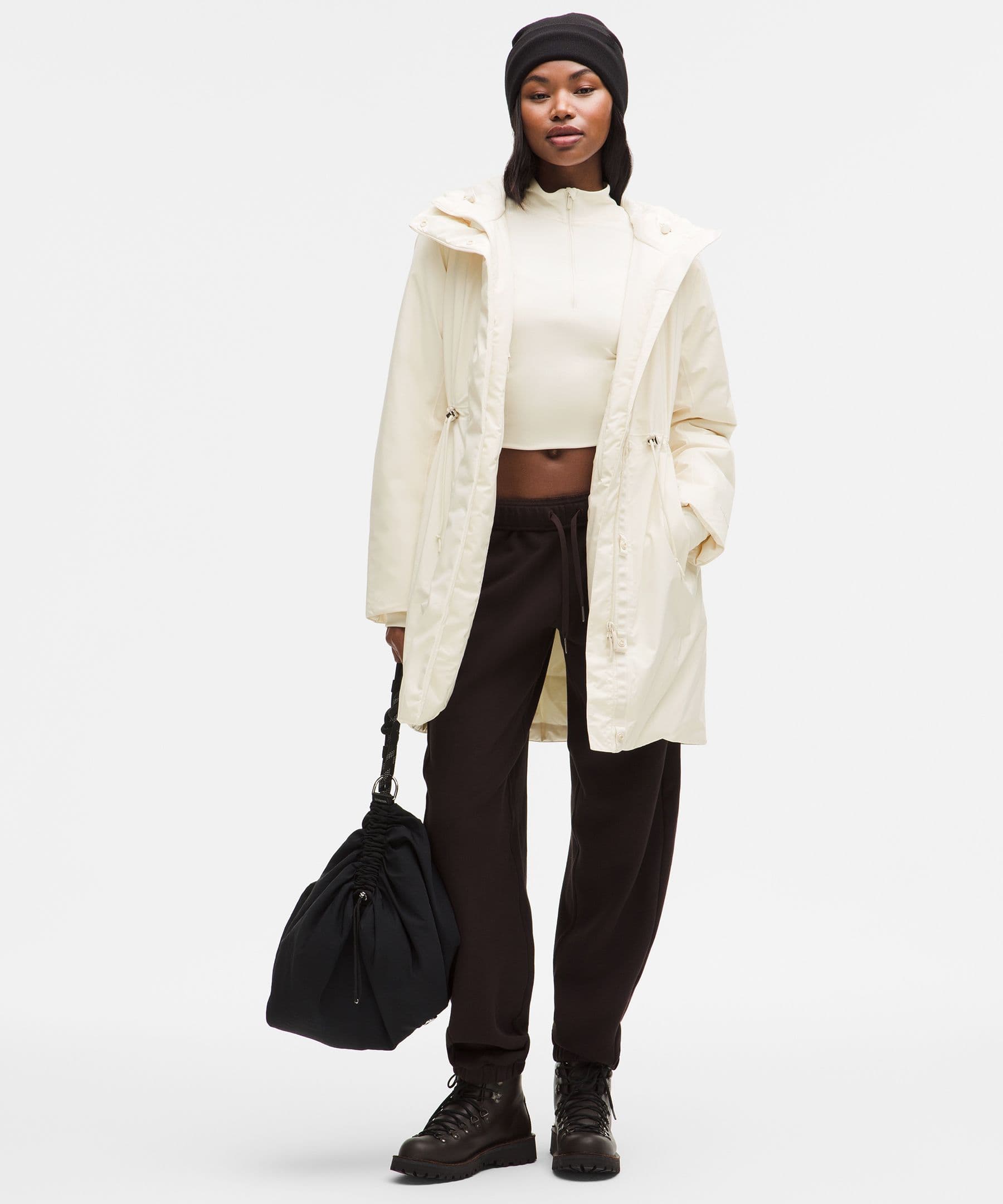 Waterproof Insulated Cinch-Waist Parka - image 3