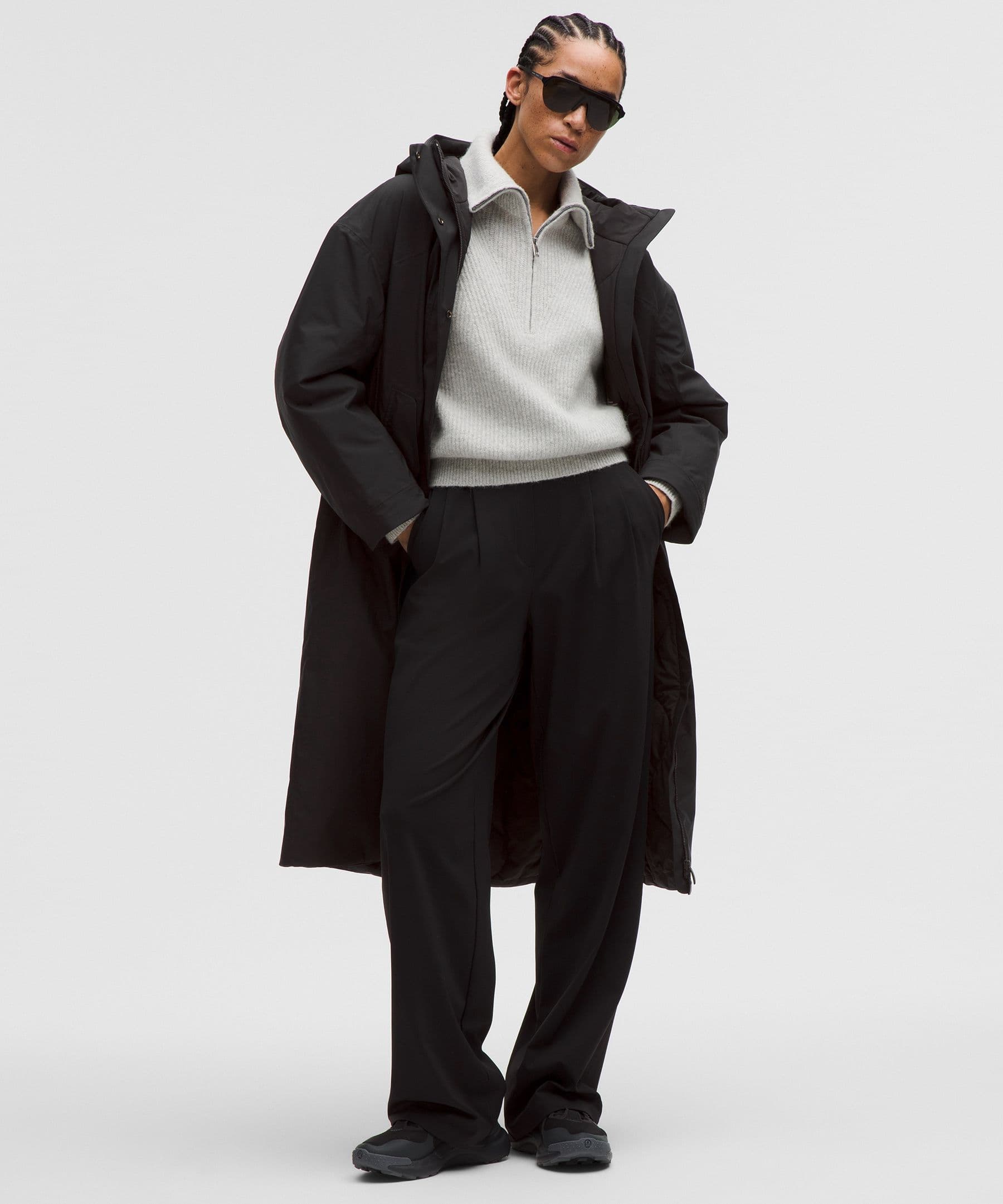 Oversized Insulated Rain Coat - image 1