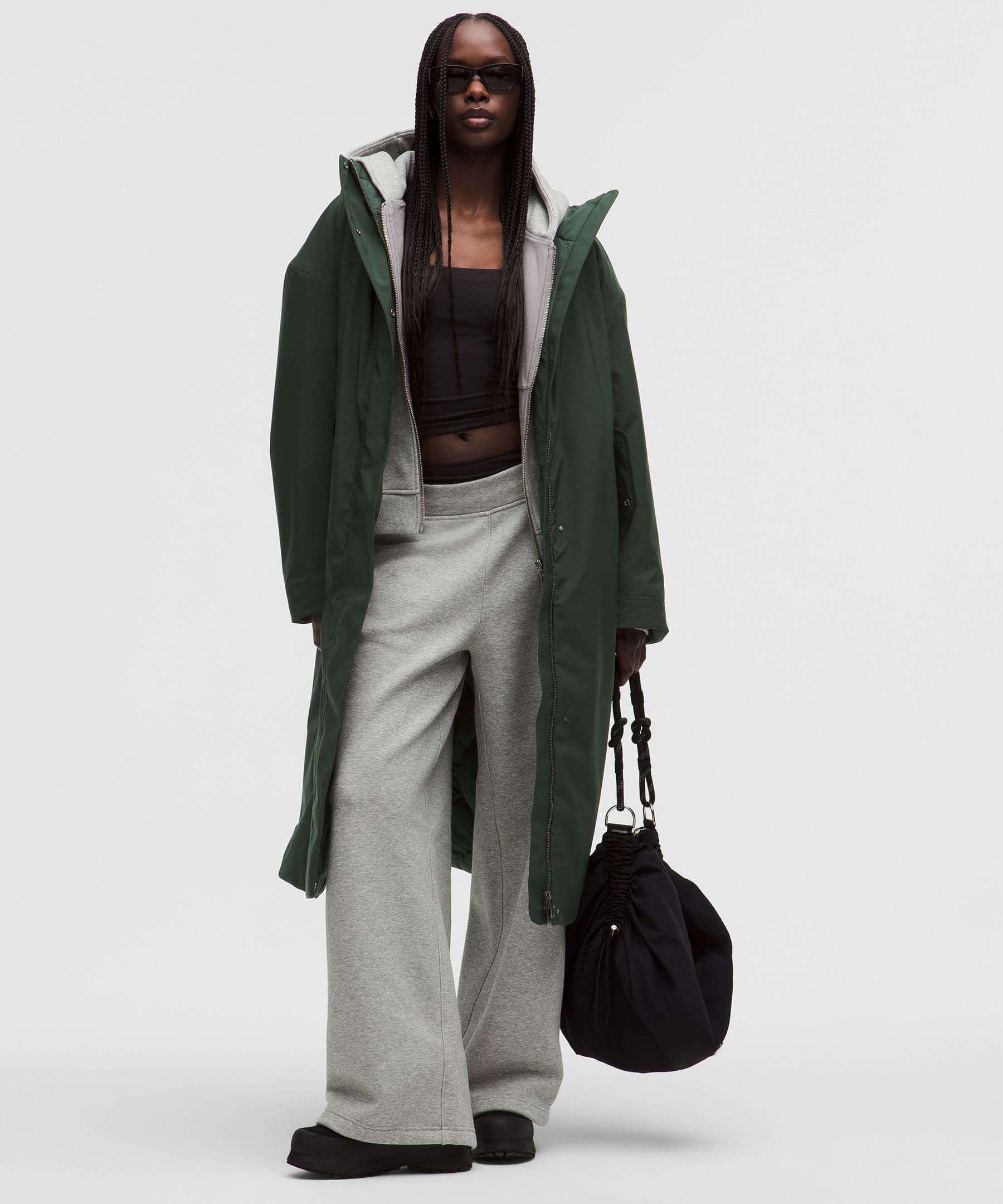 Oversized Insulated Rain Coat - image 2