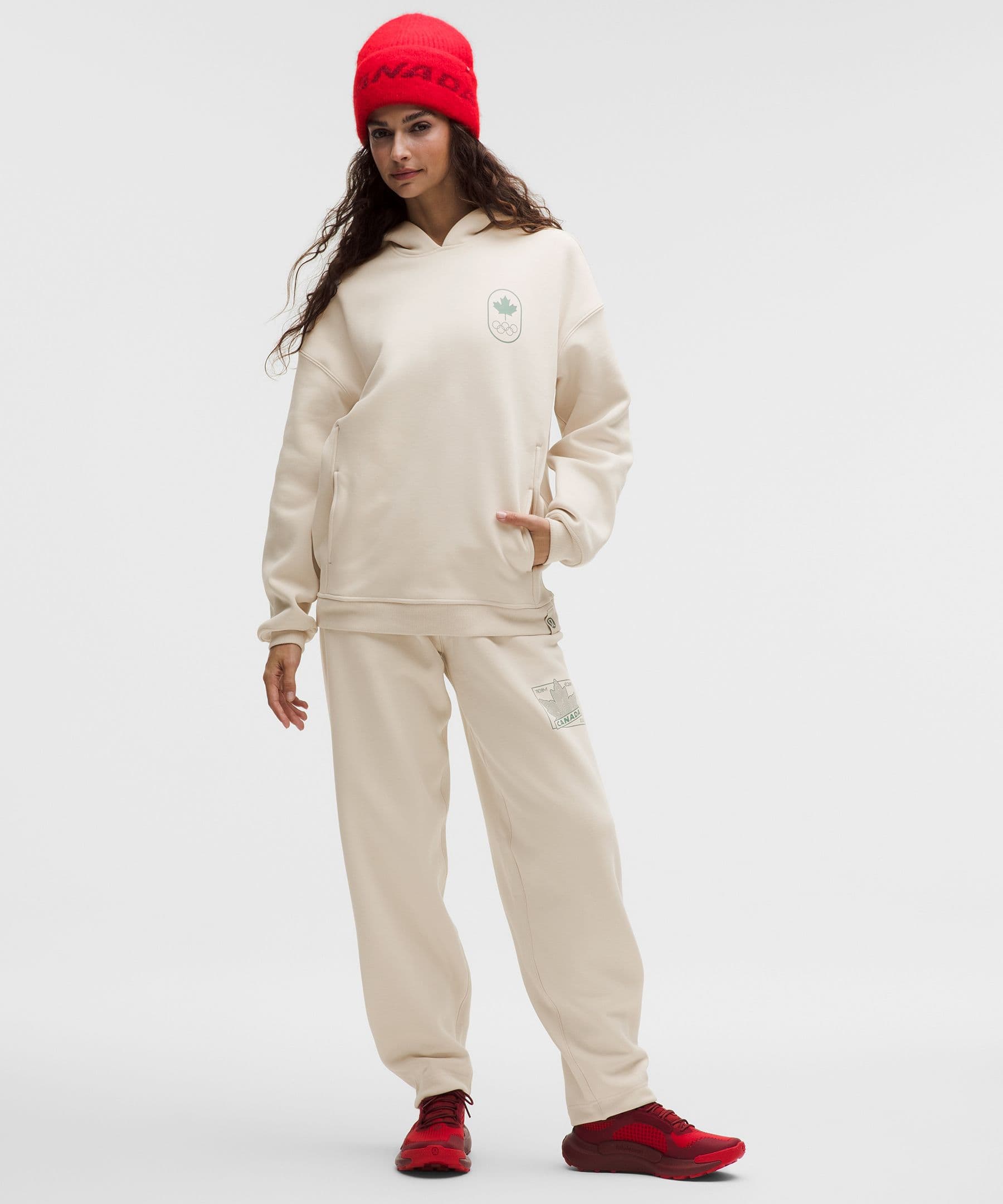 Team Canada Womens Big Cozy Oversized Sweatpant *COC Logo - image 2