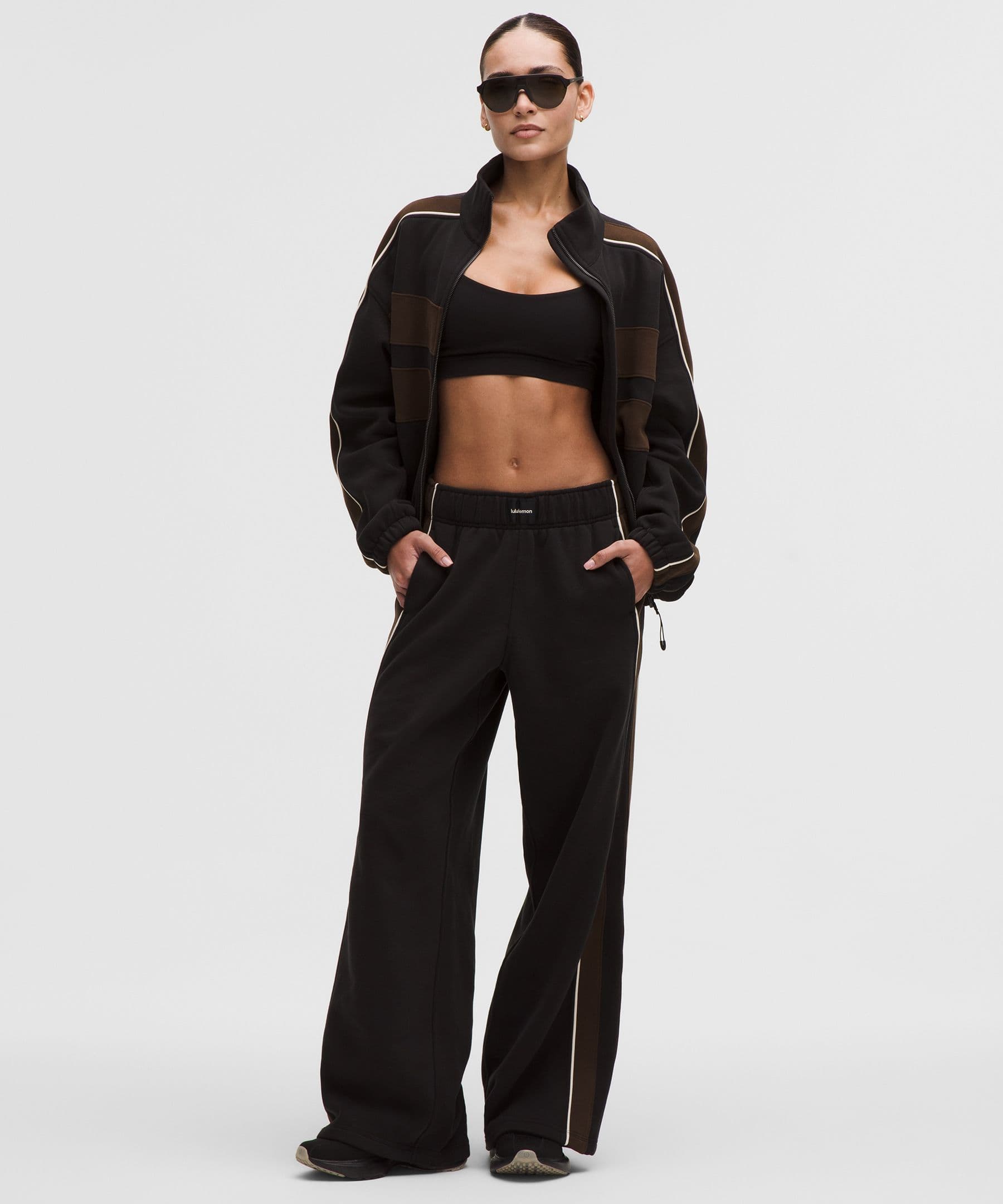 Women's Steady State Oversized Track Pant *Stripe - image 2