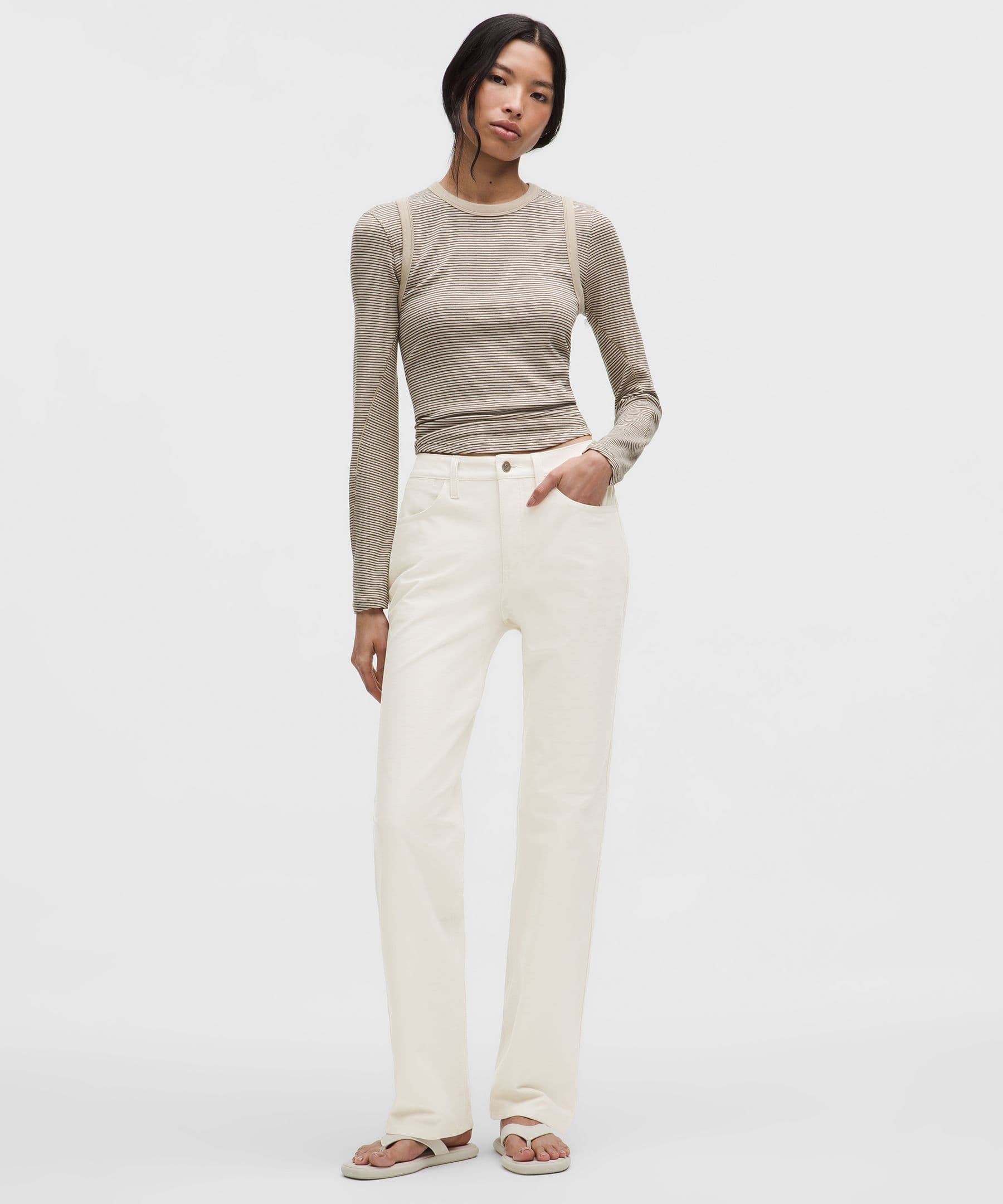 EasyFive Mid-Rise Relaxed-Straight Pant *Short - image 1