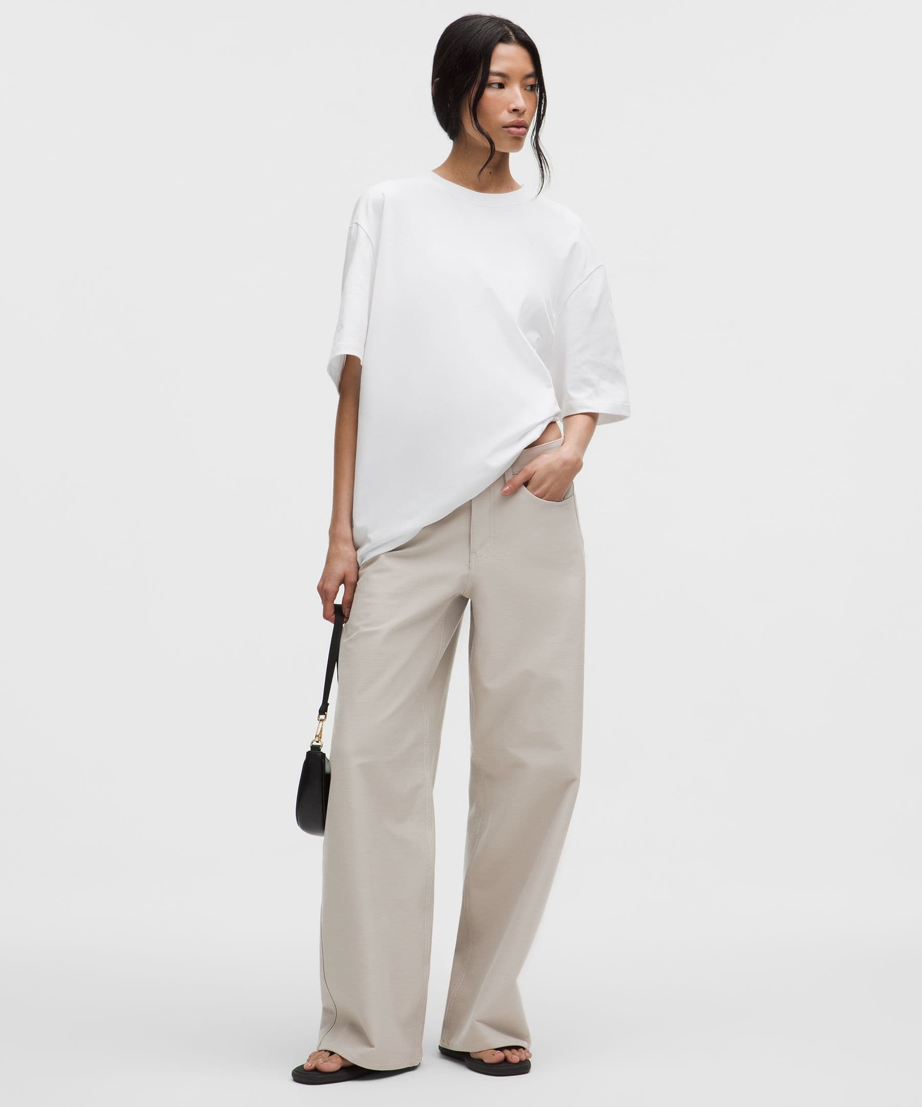 EasyFive Low-Rise Classic Wide-Leg Pant *Short - image 2