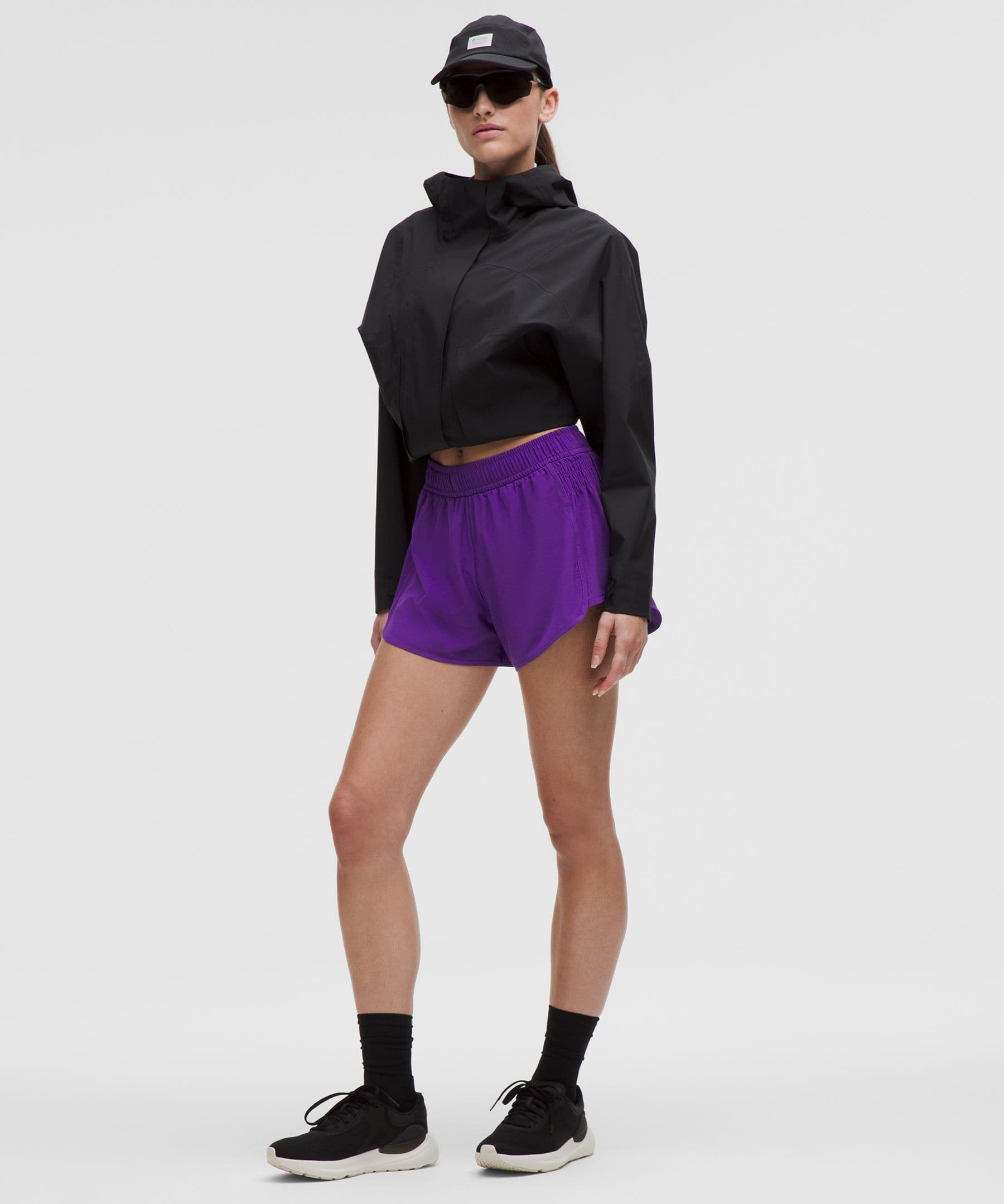 Ruched-Side High-Rise Short 3" - image 5