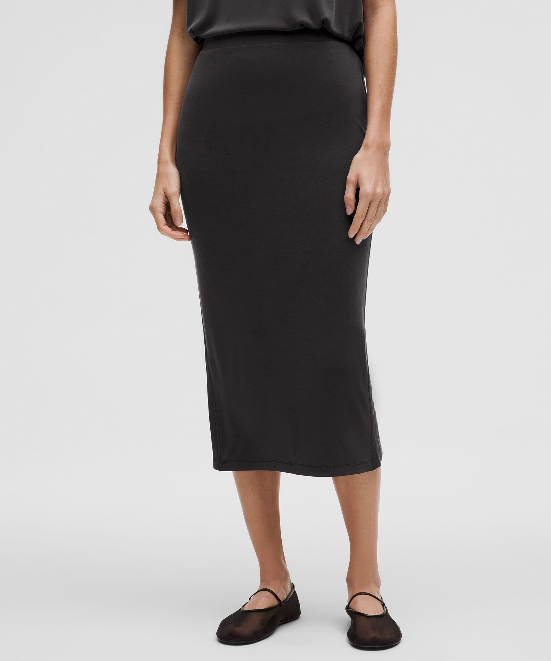 Drapey Softstreme Column Midi Skirt - image 2