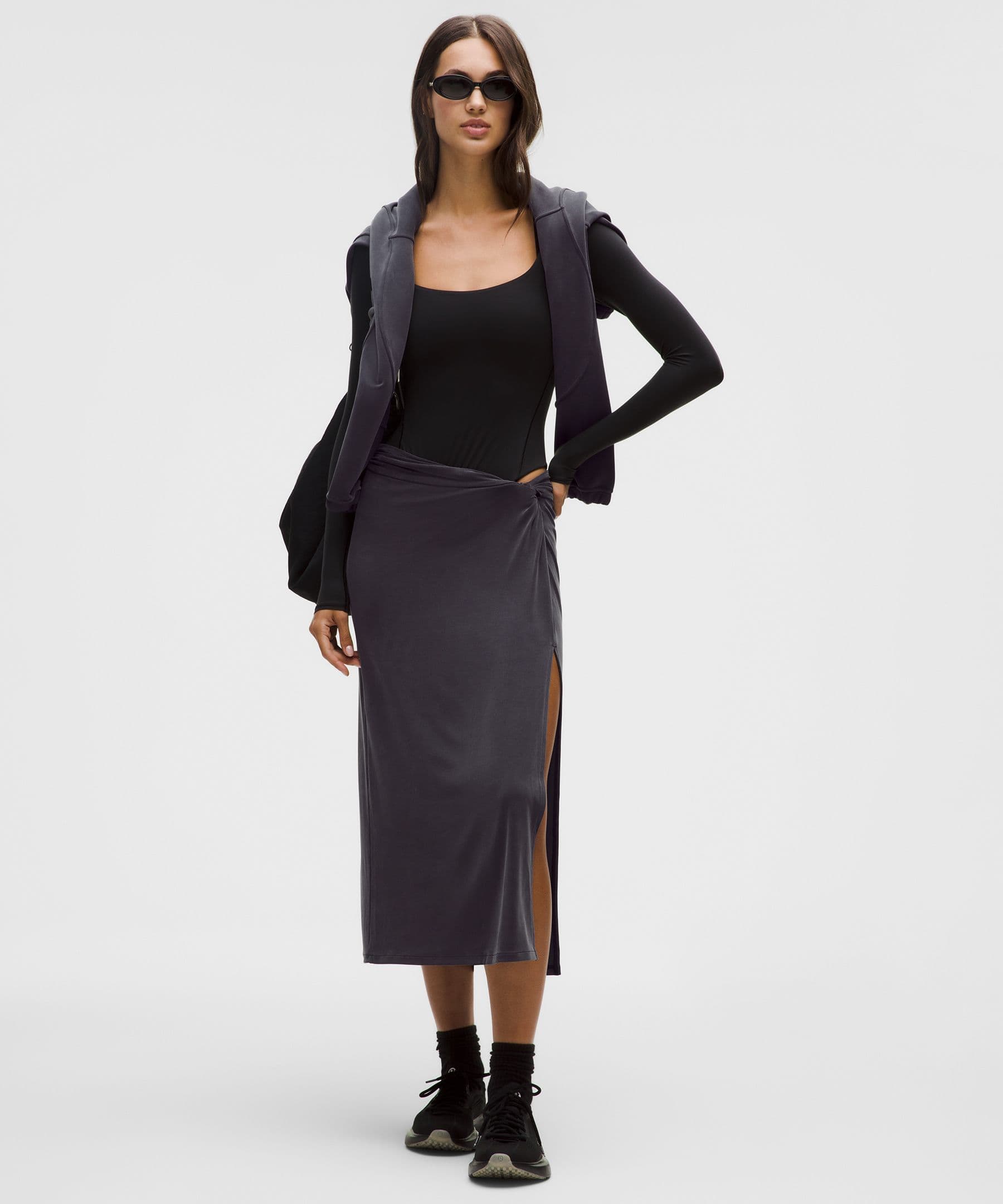 Drapey Softstreme Midi Skirt - image 2