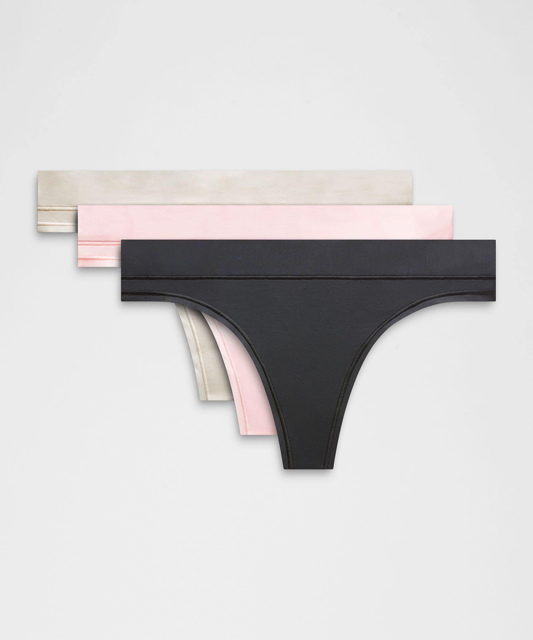 UnderEase Mid-Rise Thong Underwear *3 Pack - image 4