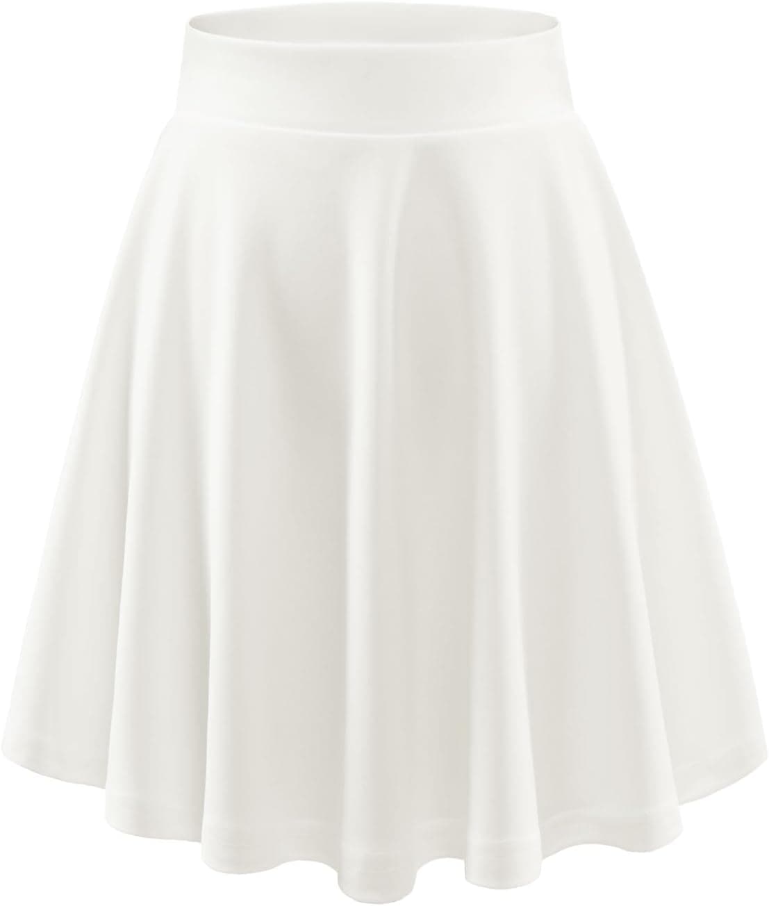 Women's Casual Mini Skirt 2026 Stretchy High Waist Basic Versatile Aline School Girl Skirts