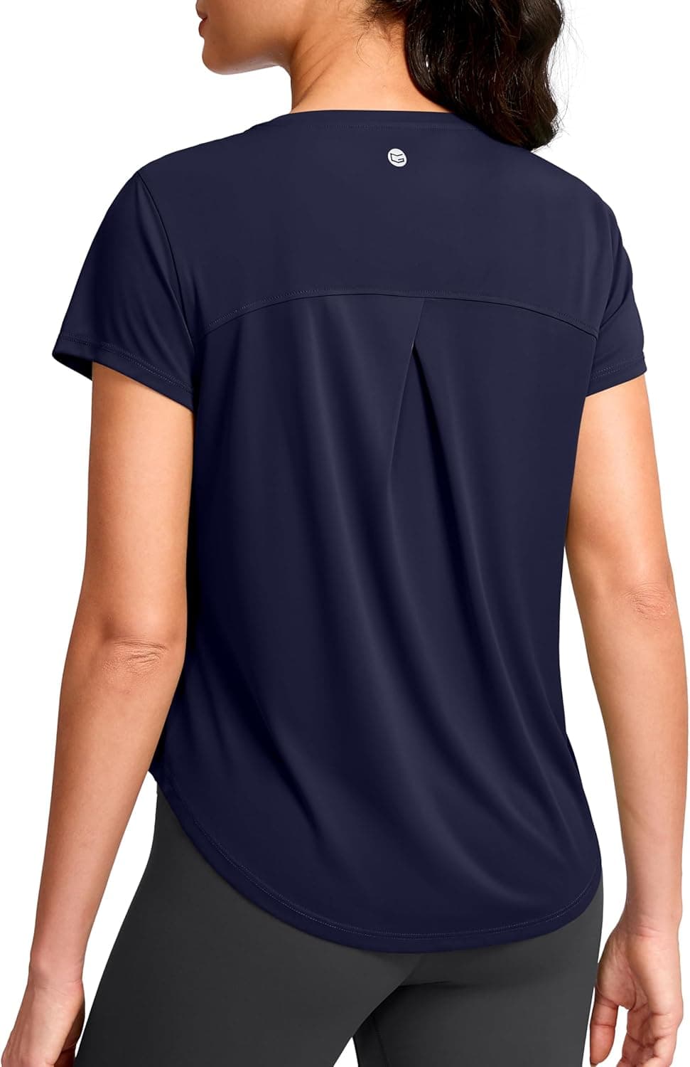 Women's Workout Tops Short Sleeve Lightweight Athletic Yoga Running Shirts Loose Fit Quick Dry Gym T-Shirts