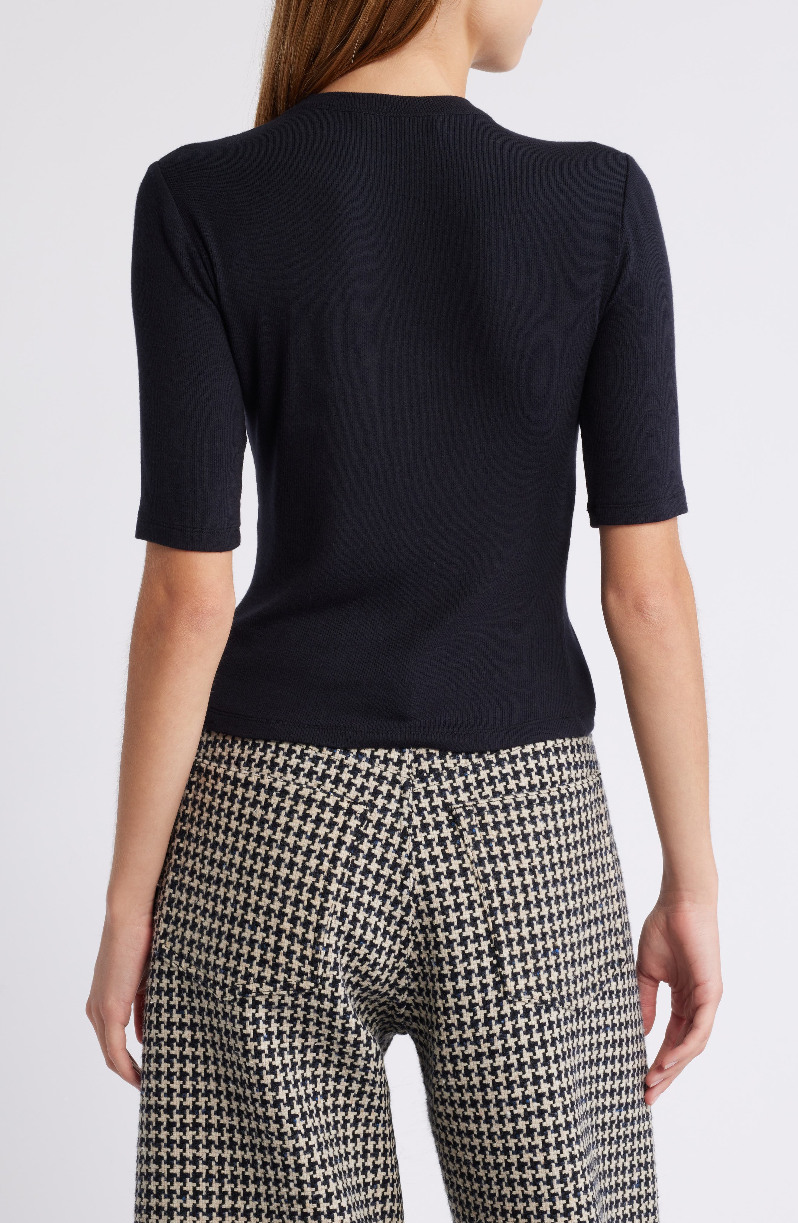 Rib Crewneck T-Shirt - image 2