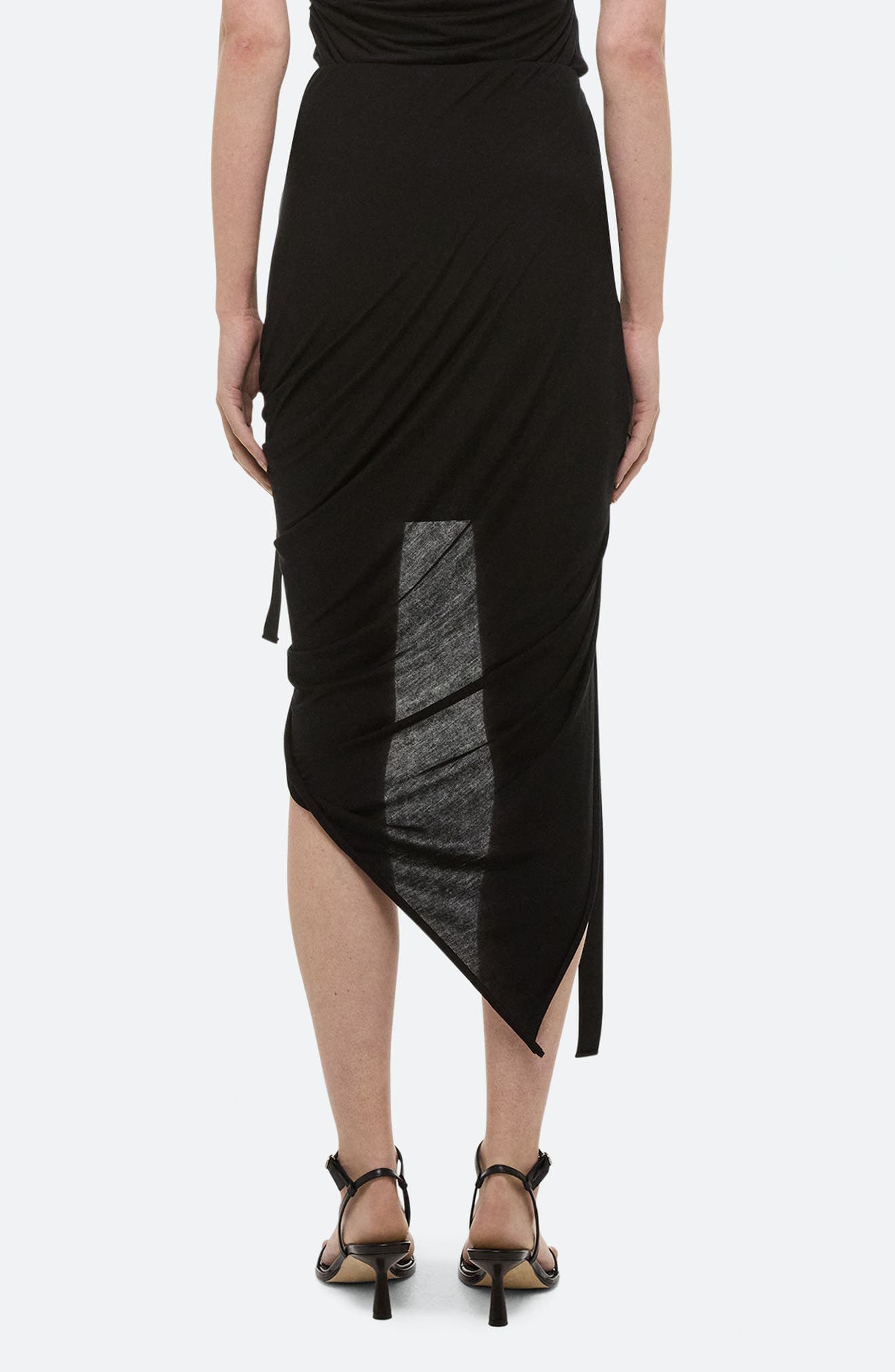Wind Asymmetric Jersey Skirt - image 2