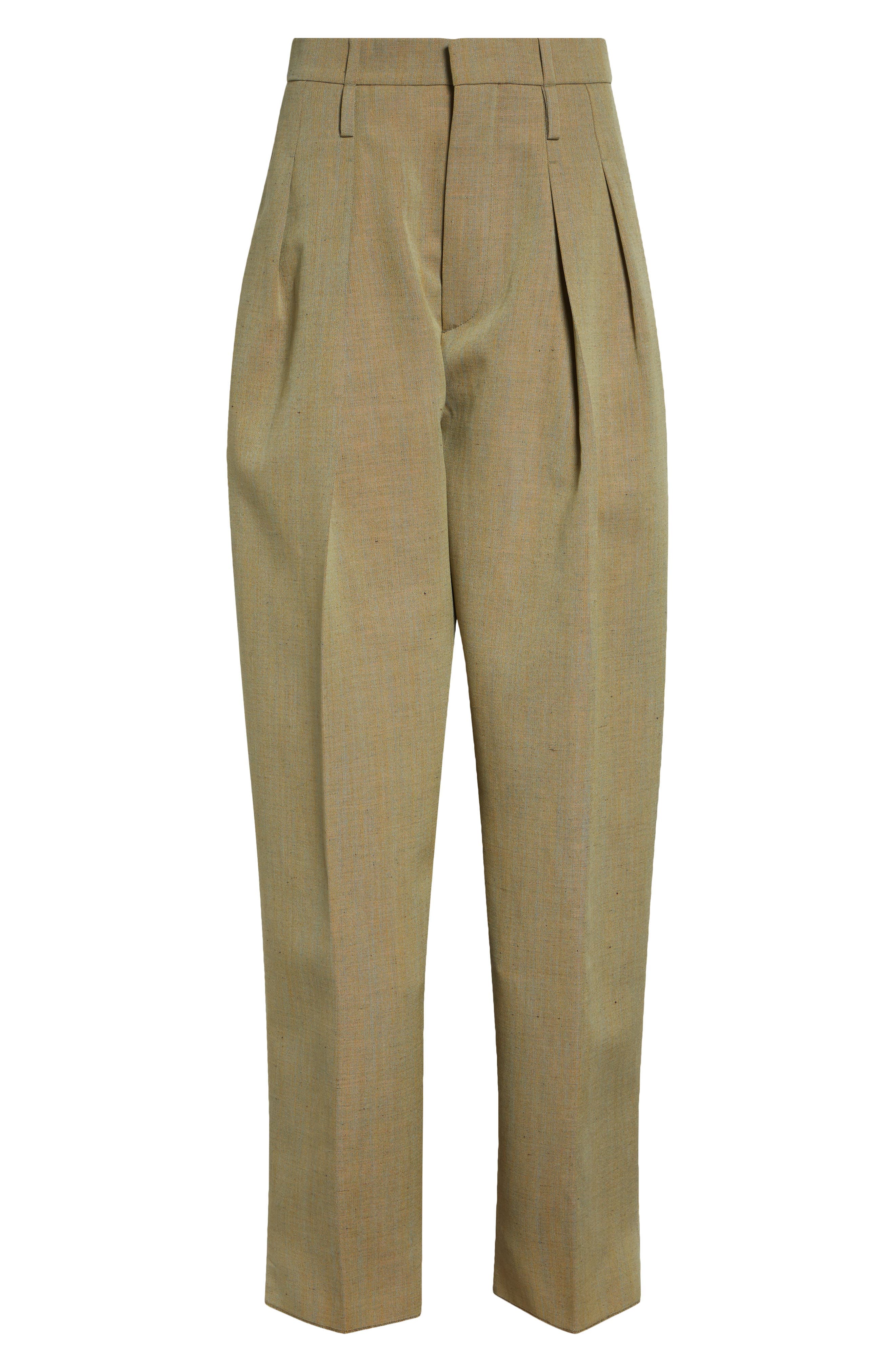 Wool & Linen Blend Pants