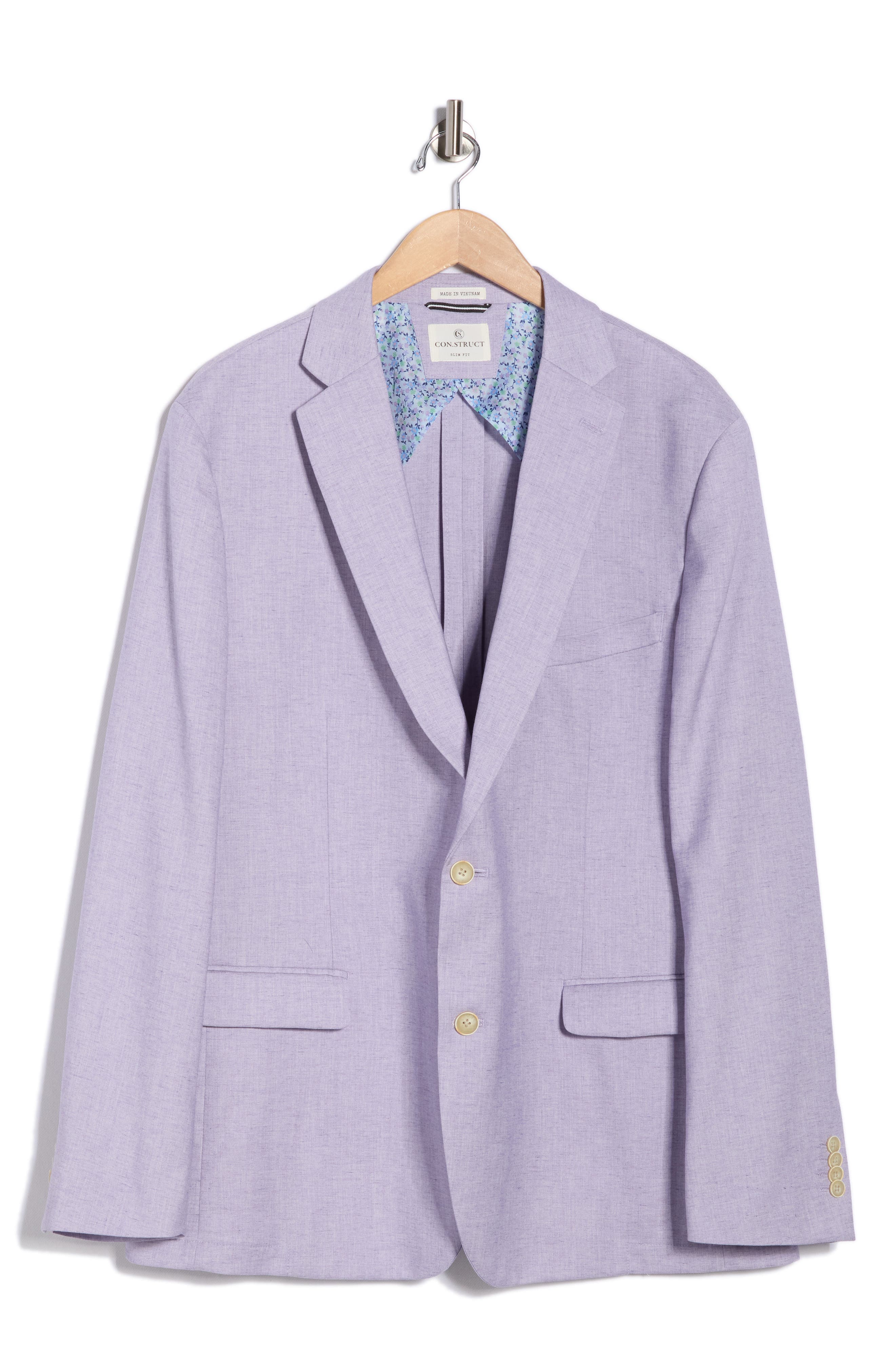 Solid Lino Sport Coat - image 1