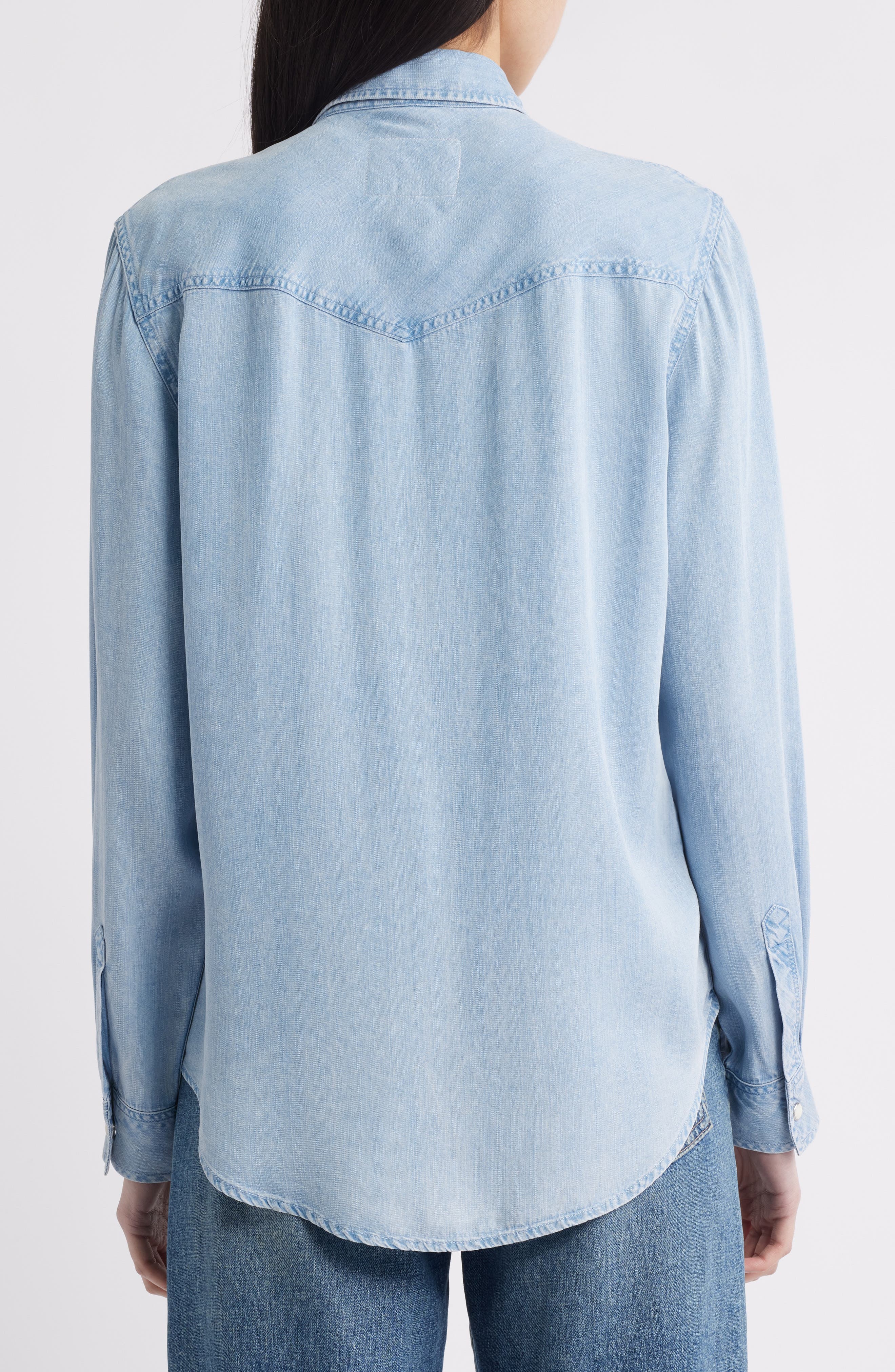 Remi Denim Button-Up Shirt - image 2