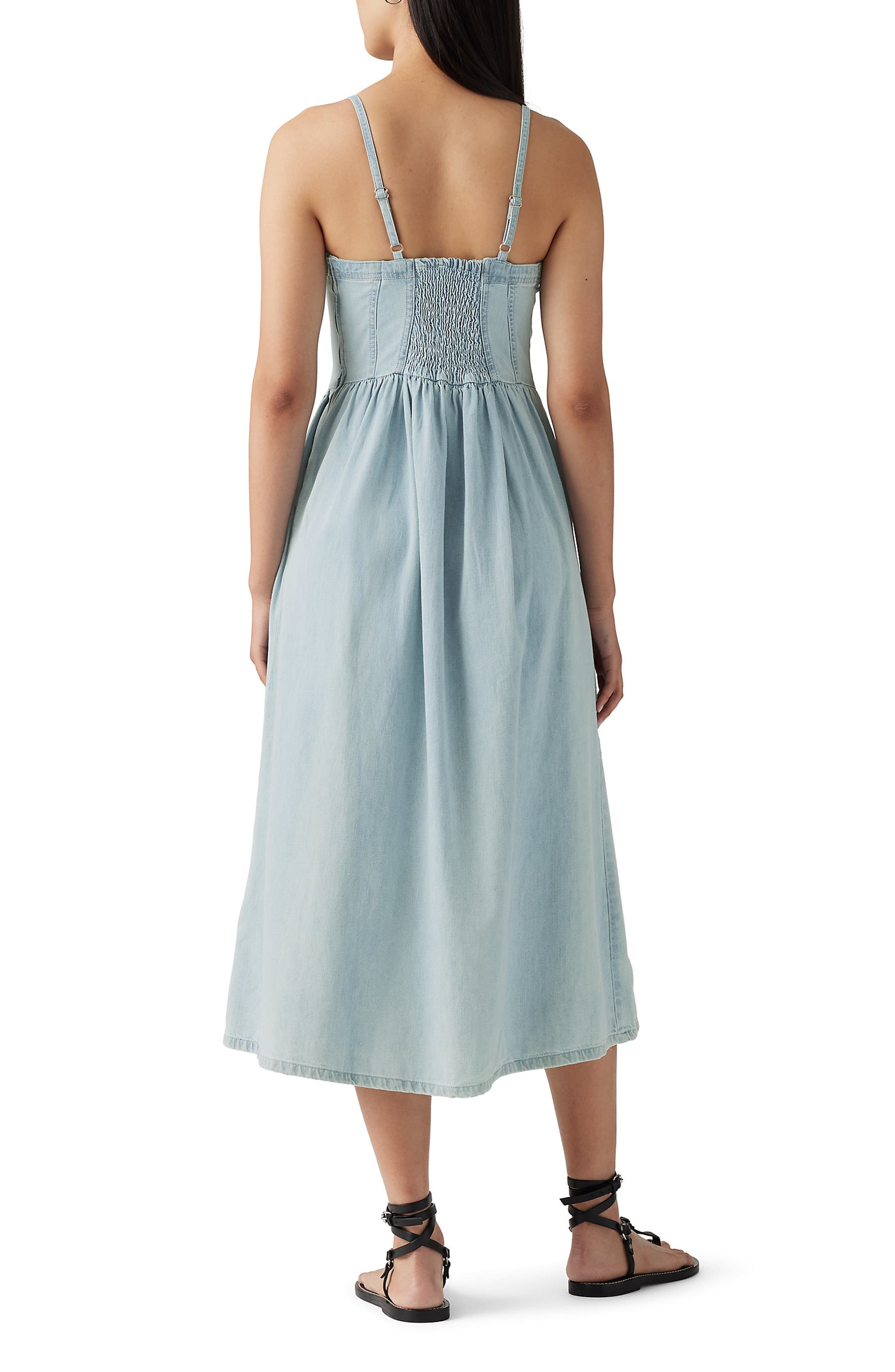 Alessie Bustier Denim Dress - image 2