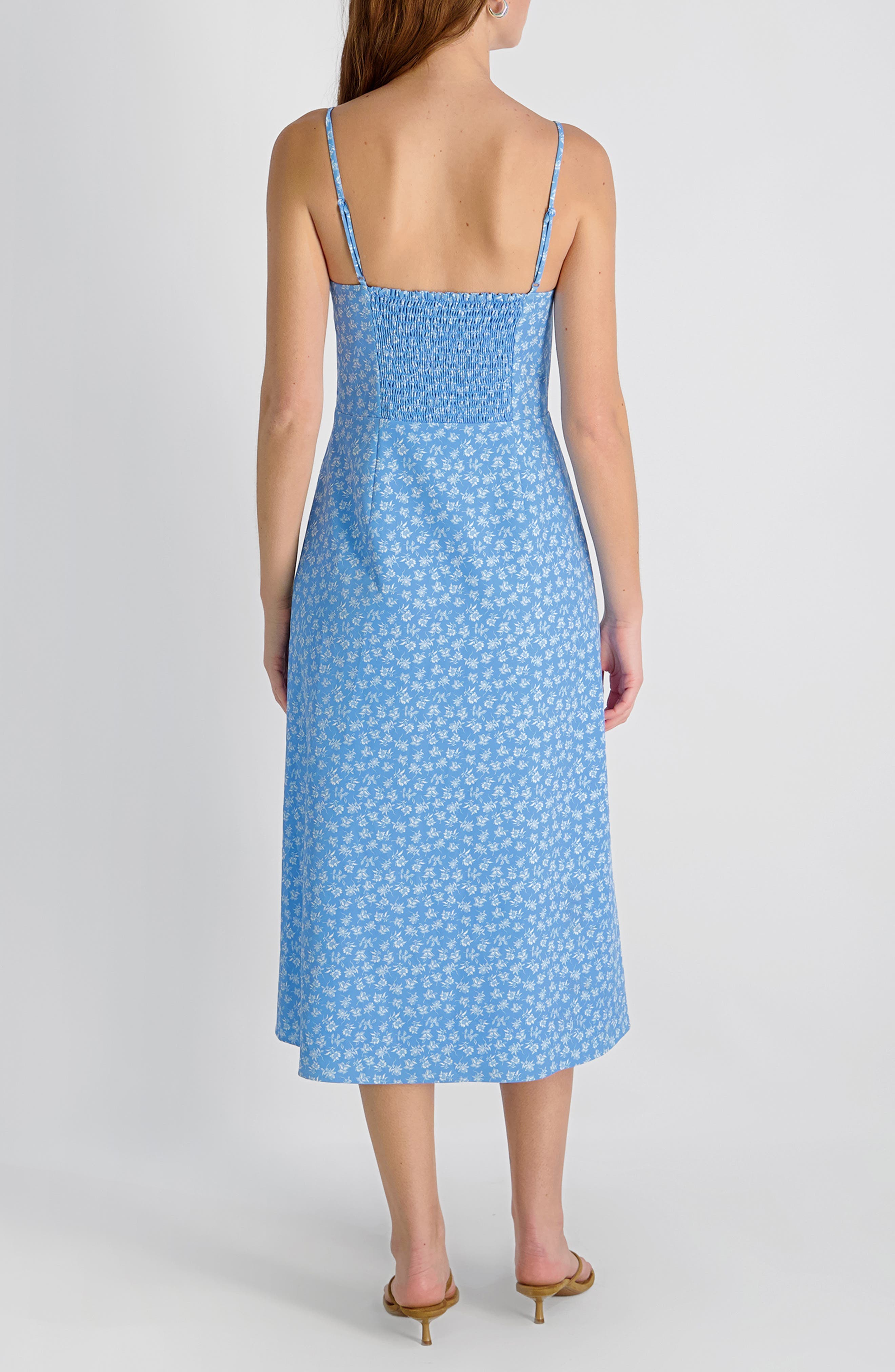 Stacey Floral Print Sleeveless Midi Dress - image 2