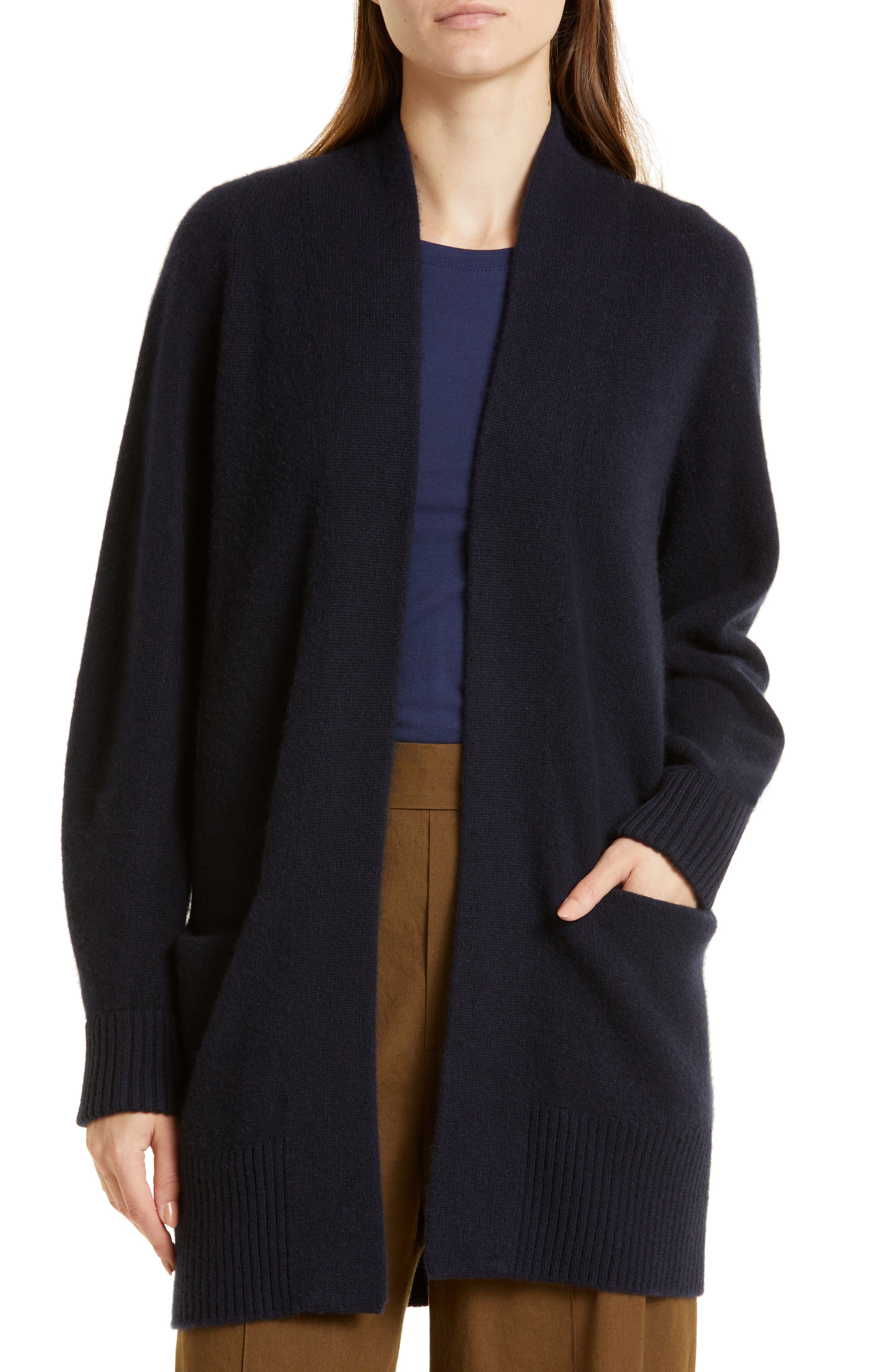 Shawl Collar Cashmere Cardigan - image 1