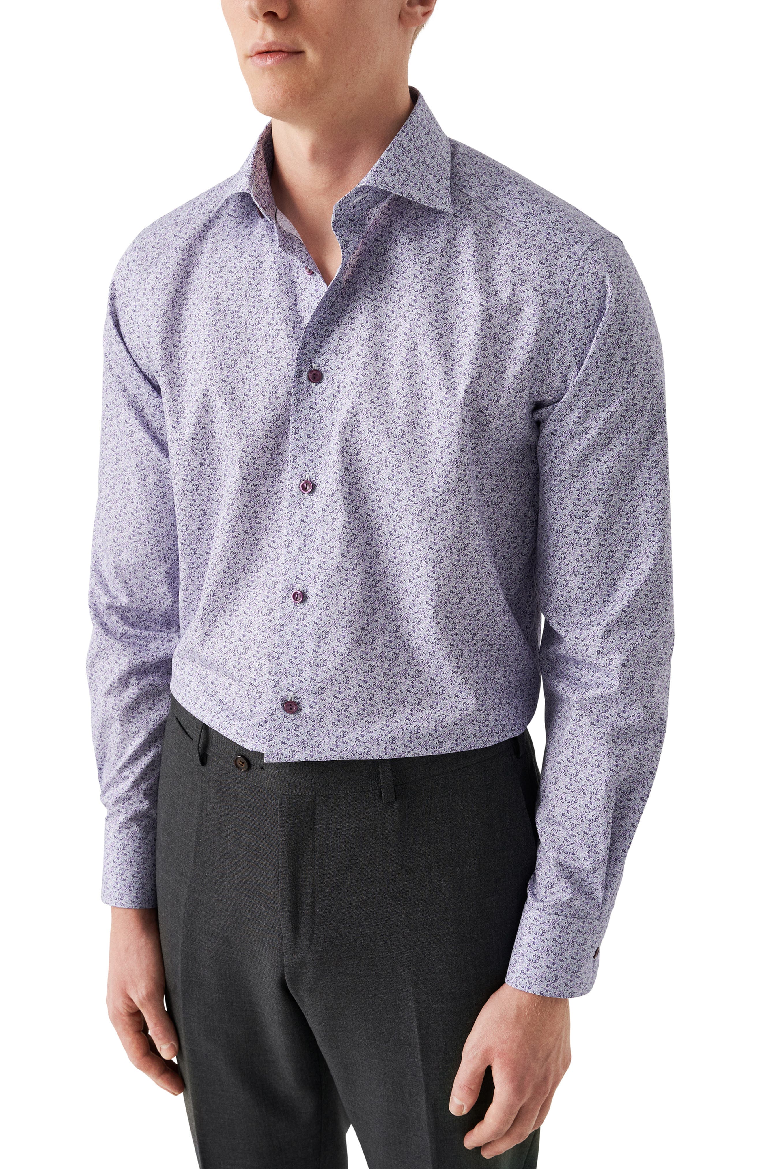 Contemporary Fit Twill Dress Shirt - image 1
