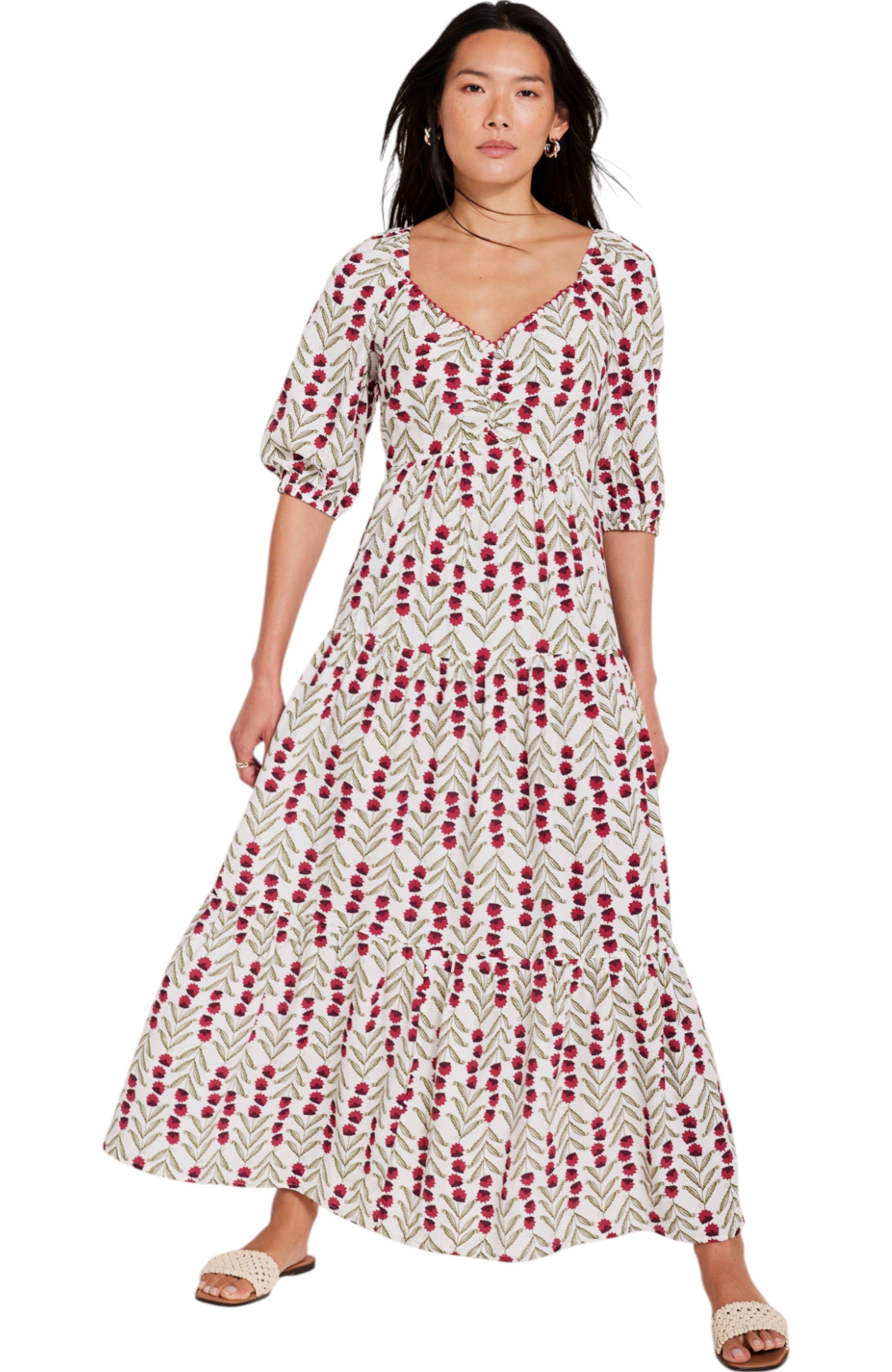 Print Boho Maxi Dress - image 2
