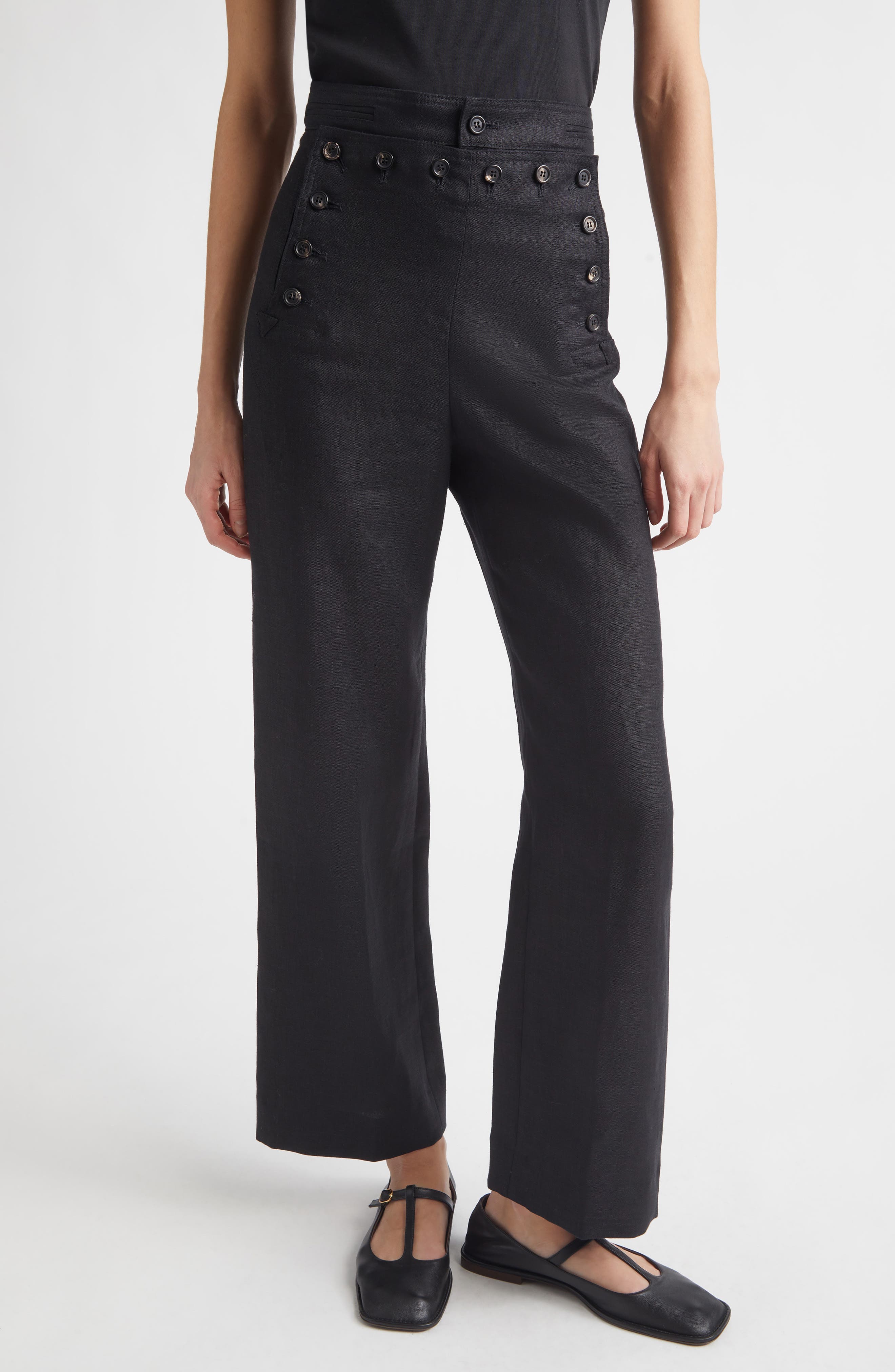 Linen Sailor Trousers - image 1
