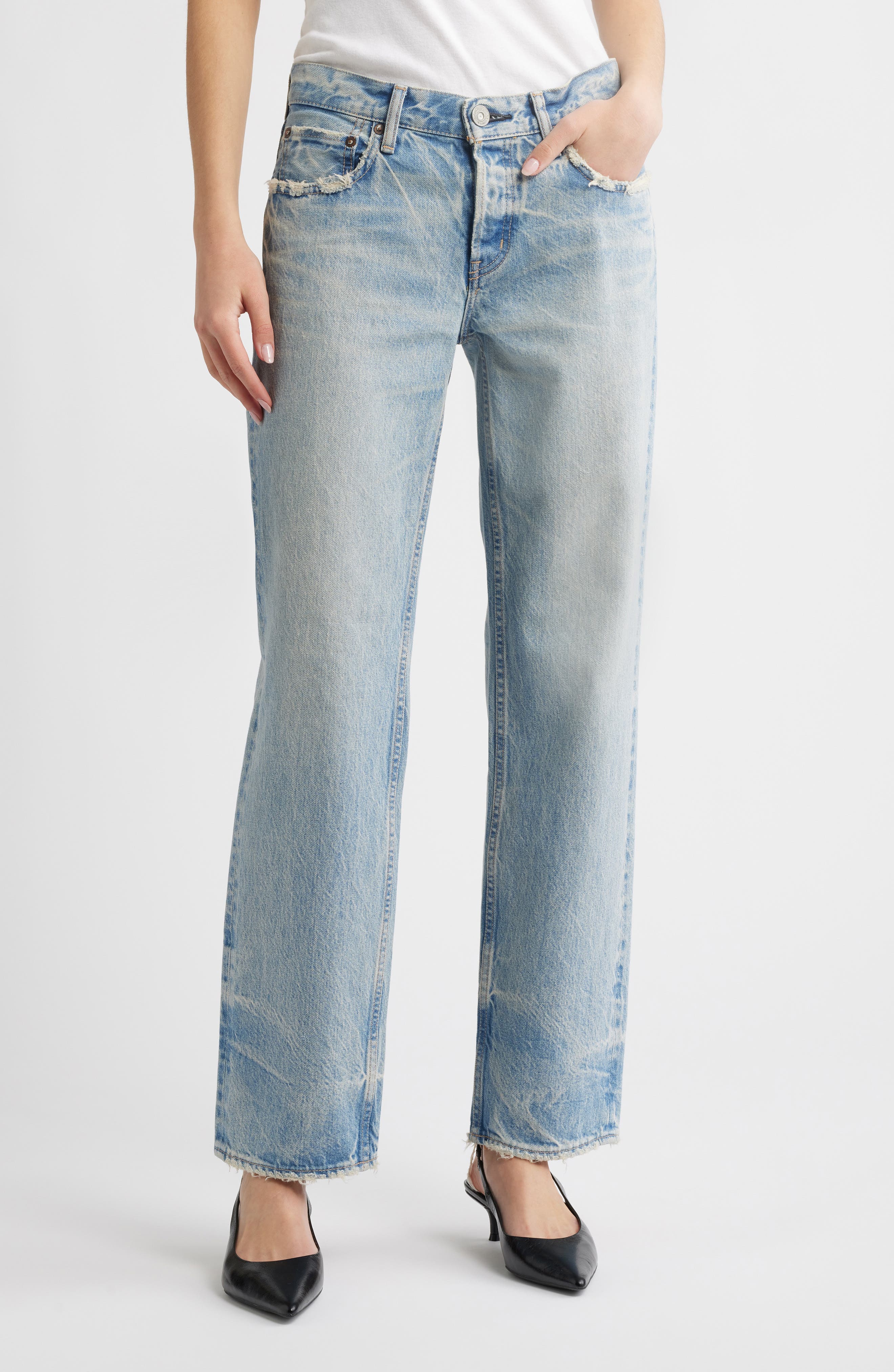 Wildwood Ankle Straight Leg Jeans - image 1