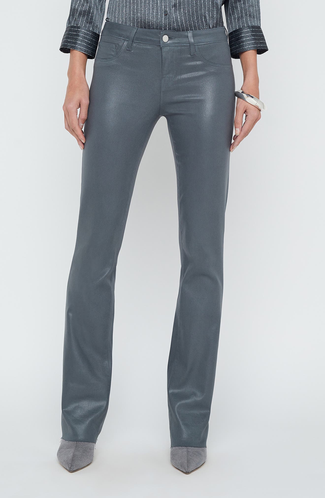 Sneeki Low Rise Raw Hem Straight Leg Jeans - image 1
