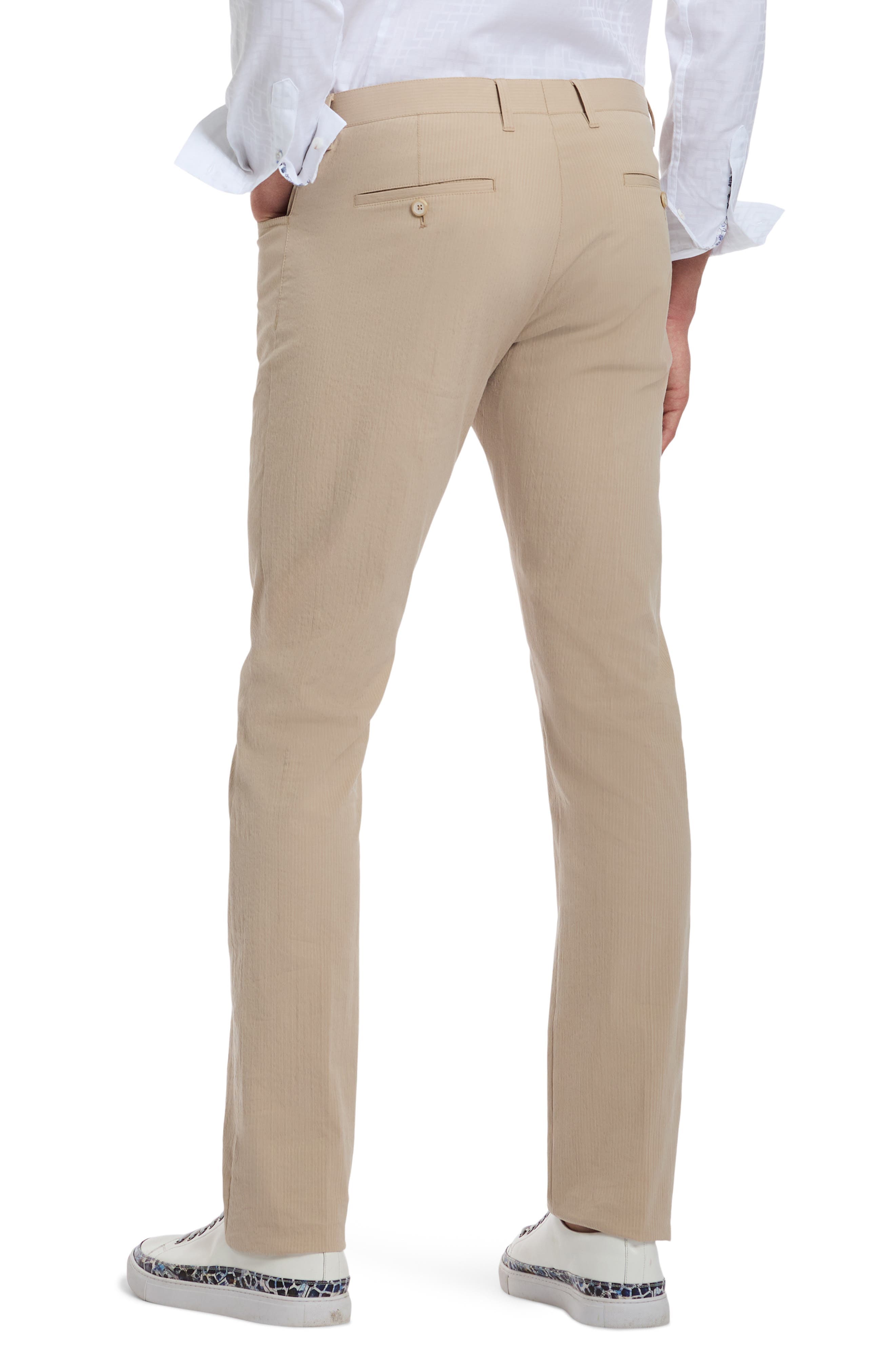 Rayburn Jacquard Straight Leg Pants - image 2