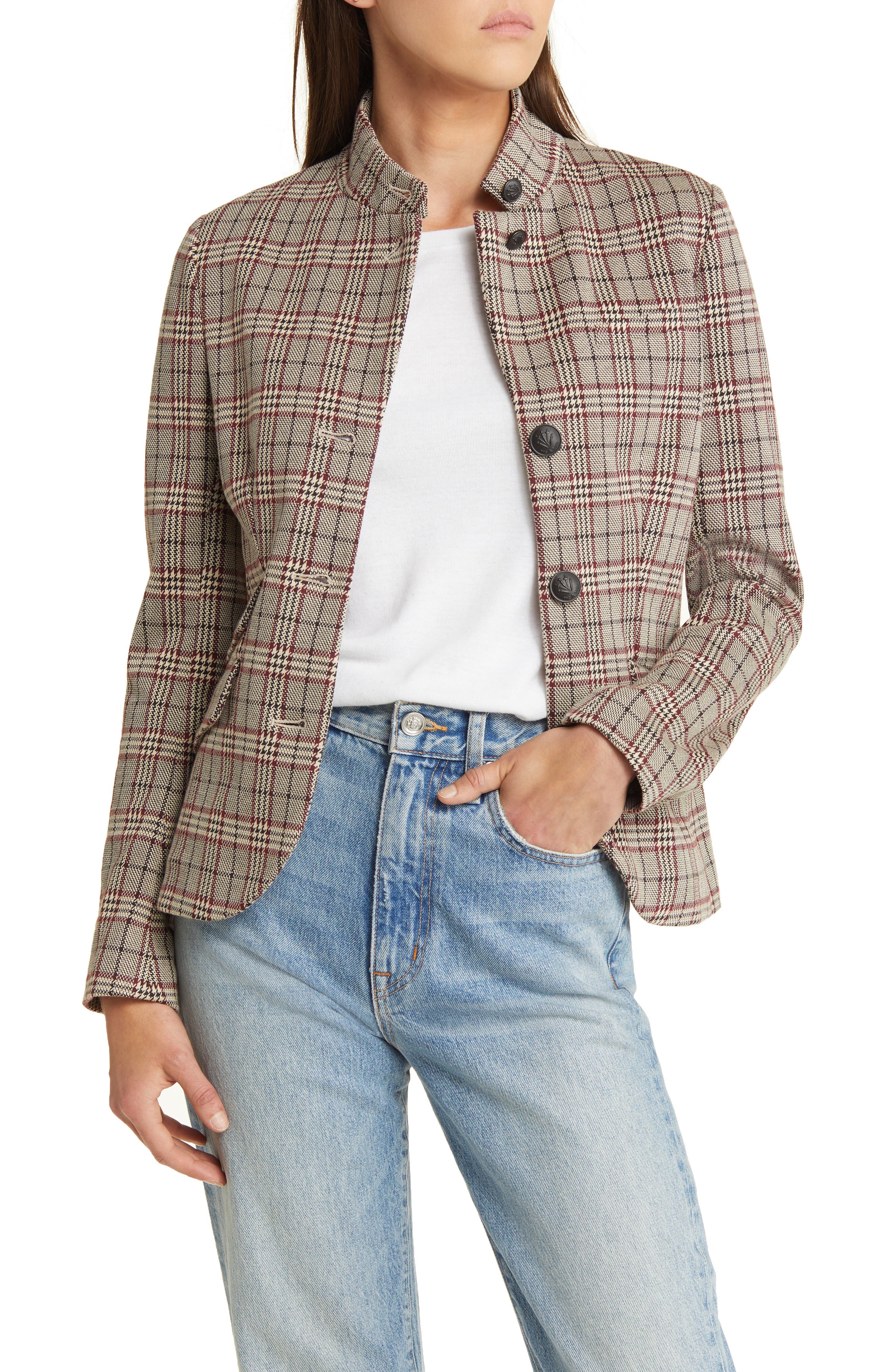 Slade Plaid Blazer - image 1