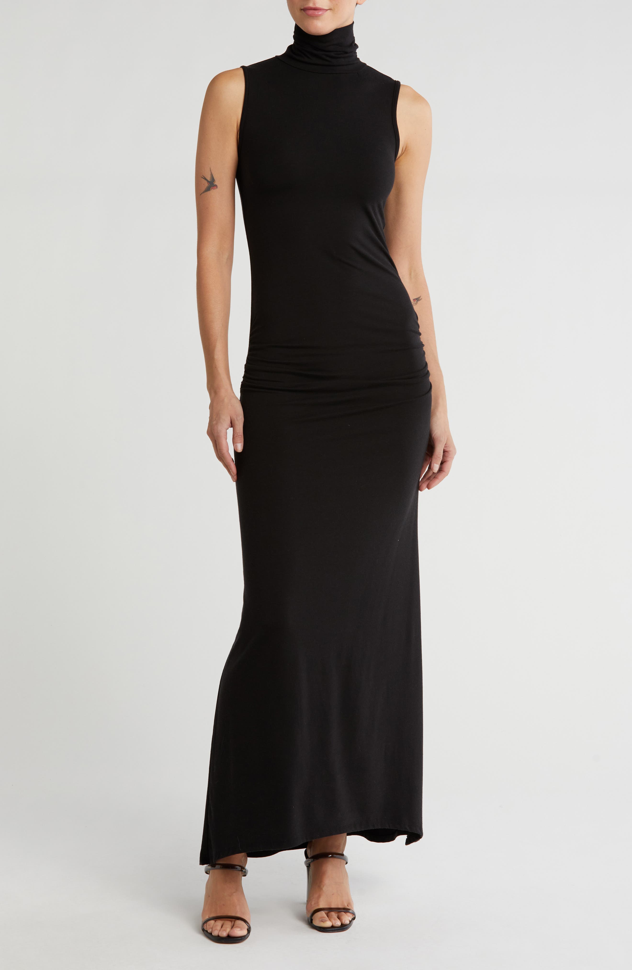 Turtleneck Sleeveless Maxi Dress - image 1