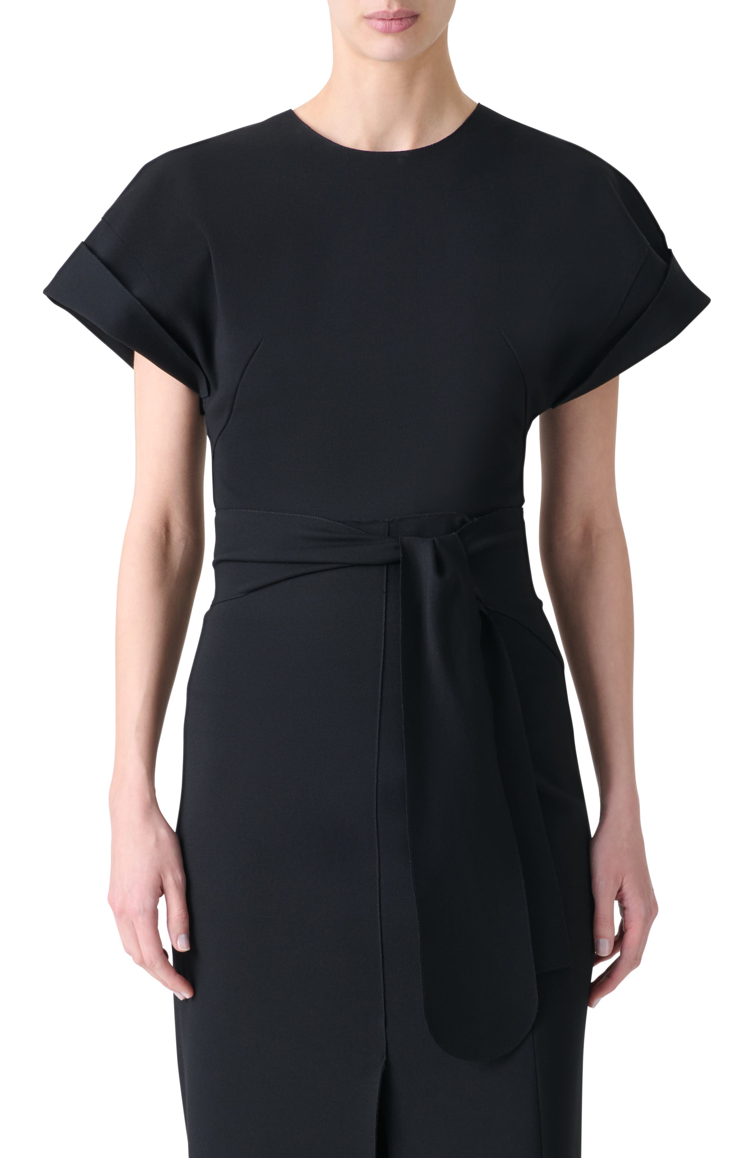 Dot Cutout Back Dolman Sleeve Top - image 1