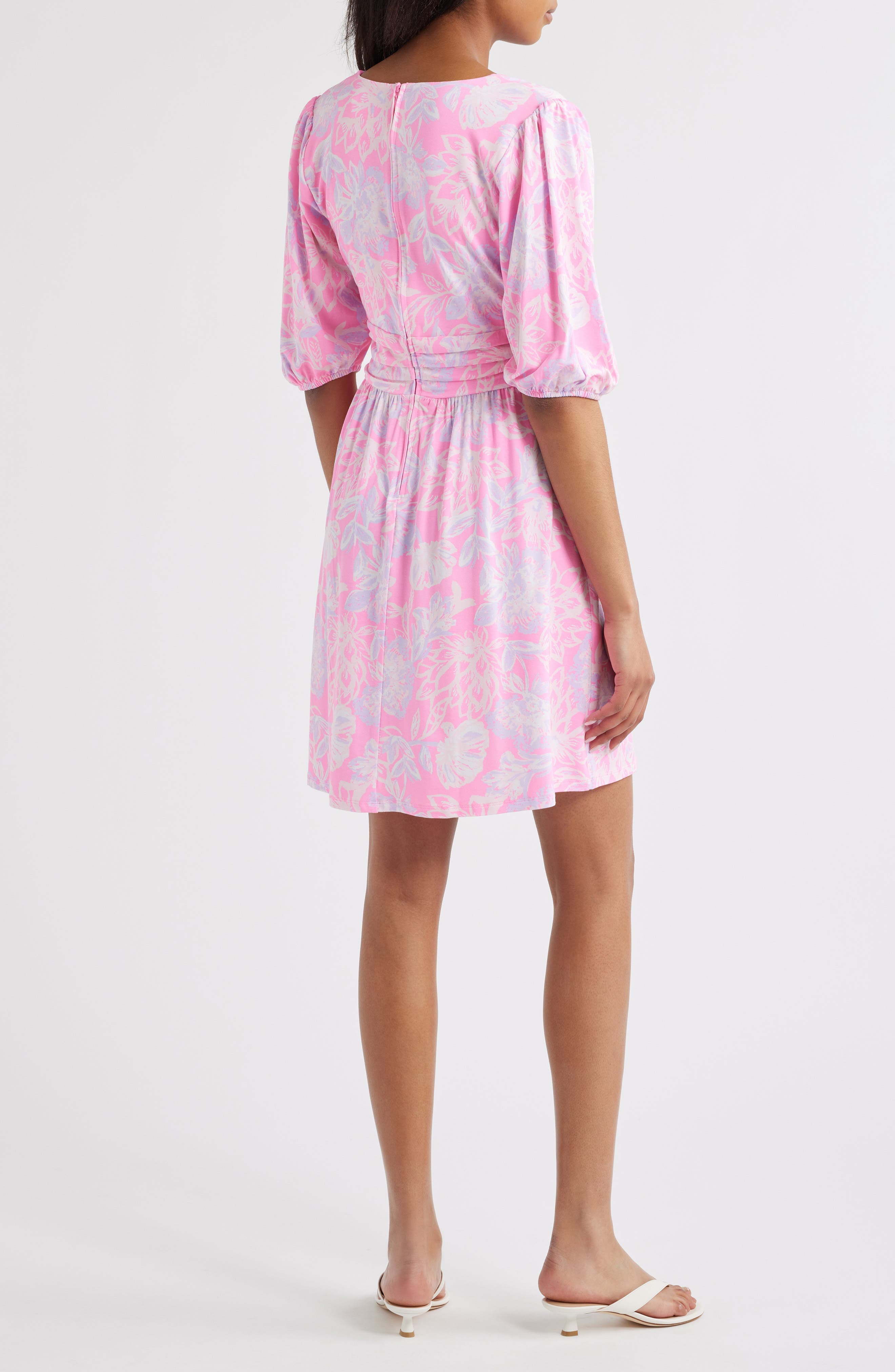 Brightan Floral Fit & Flare Dress - image 2