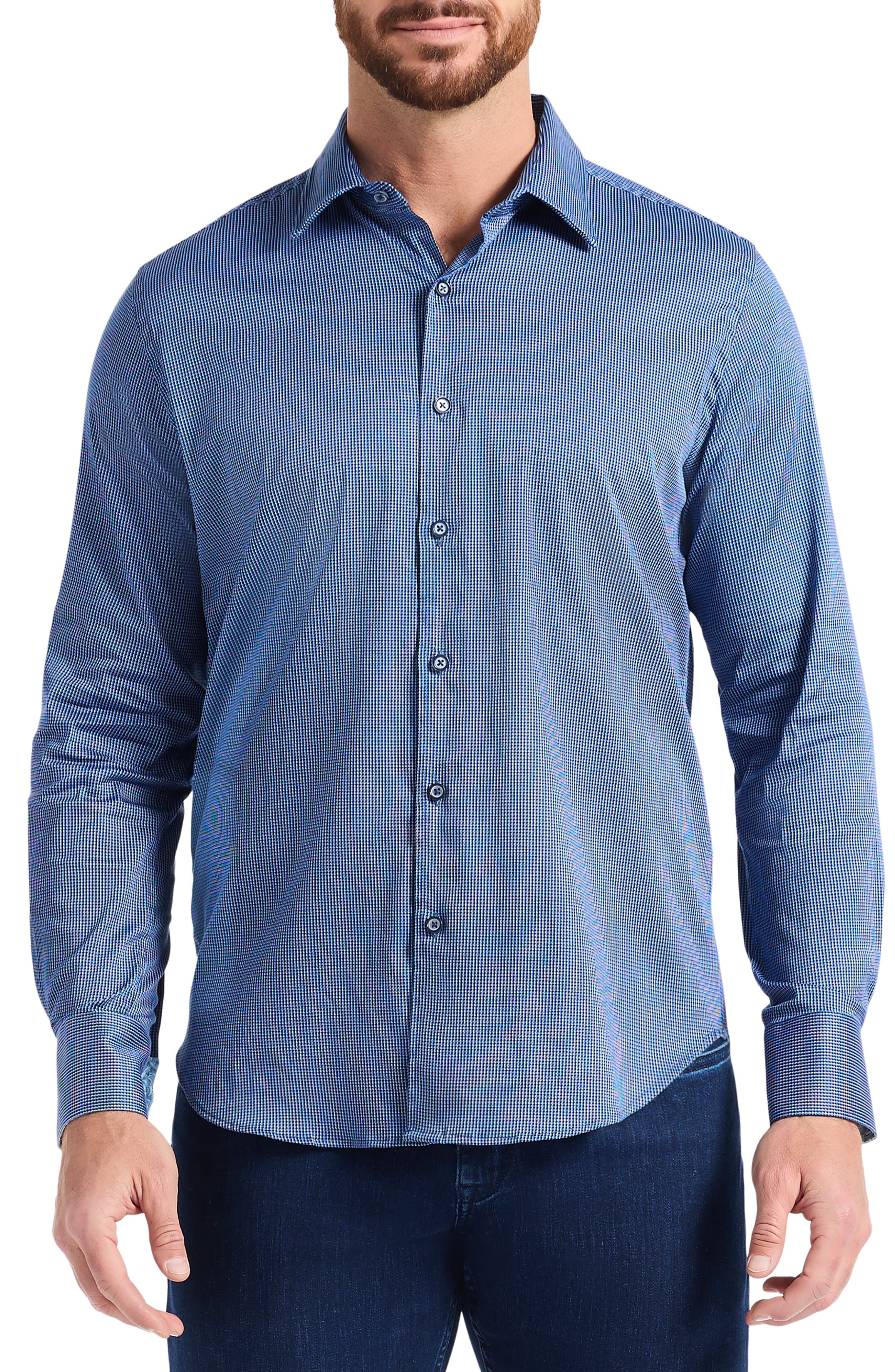 Cortland Stretch Cotton Button-Up Shirt - image 1