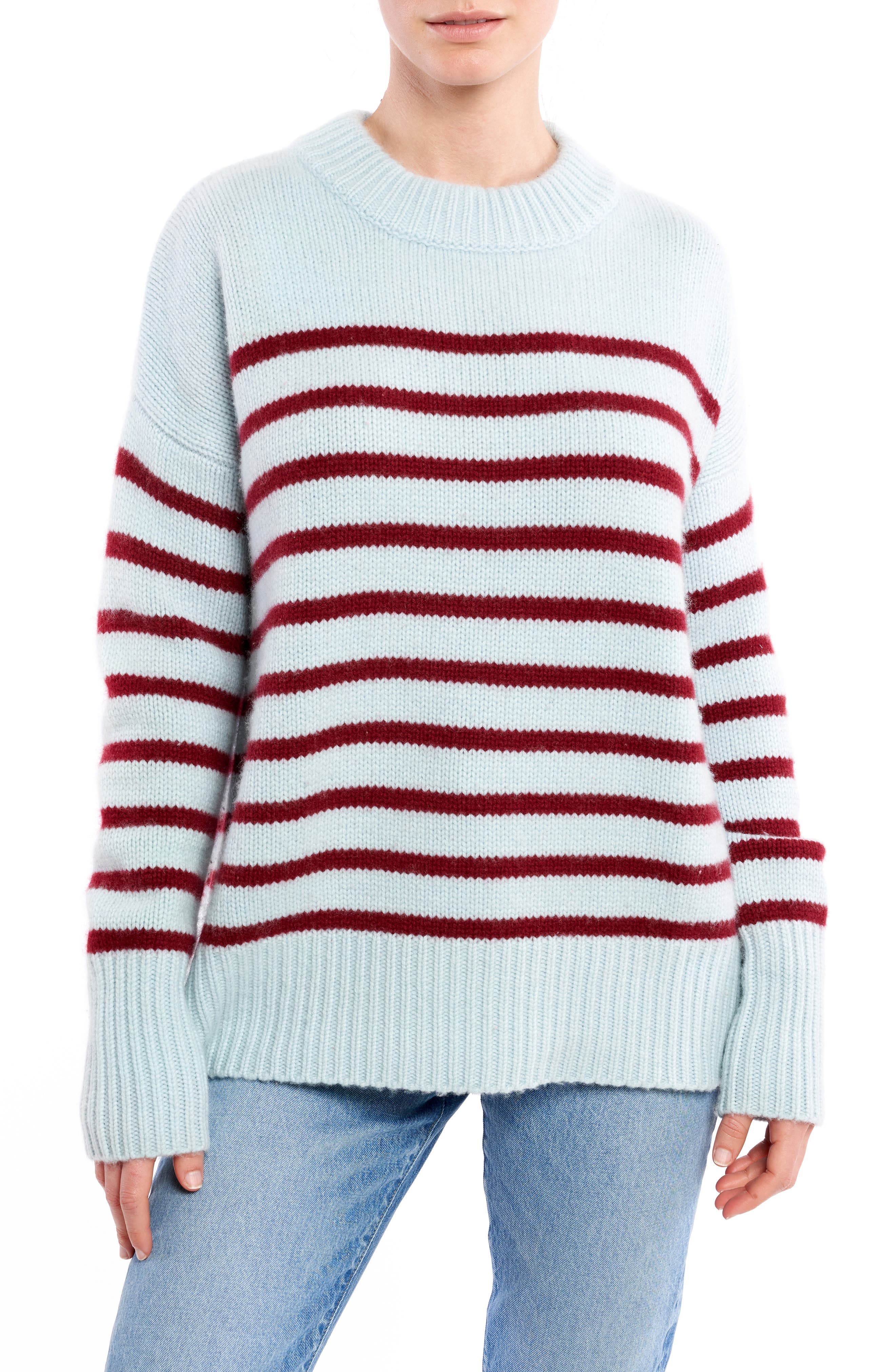 Marin Stripe Wool & Cashmere Sweater - image 1