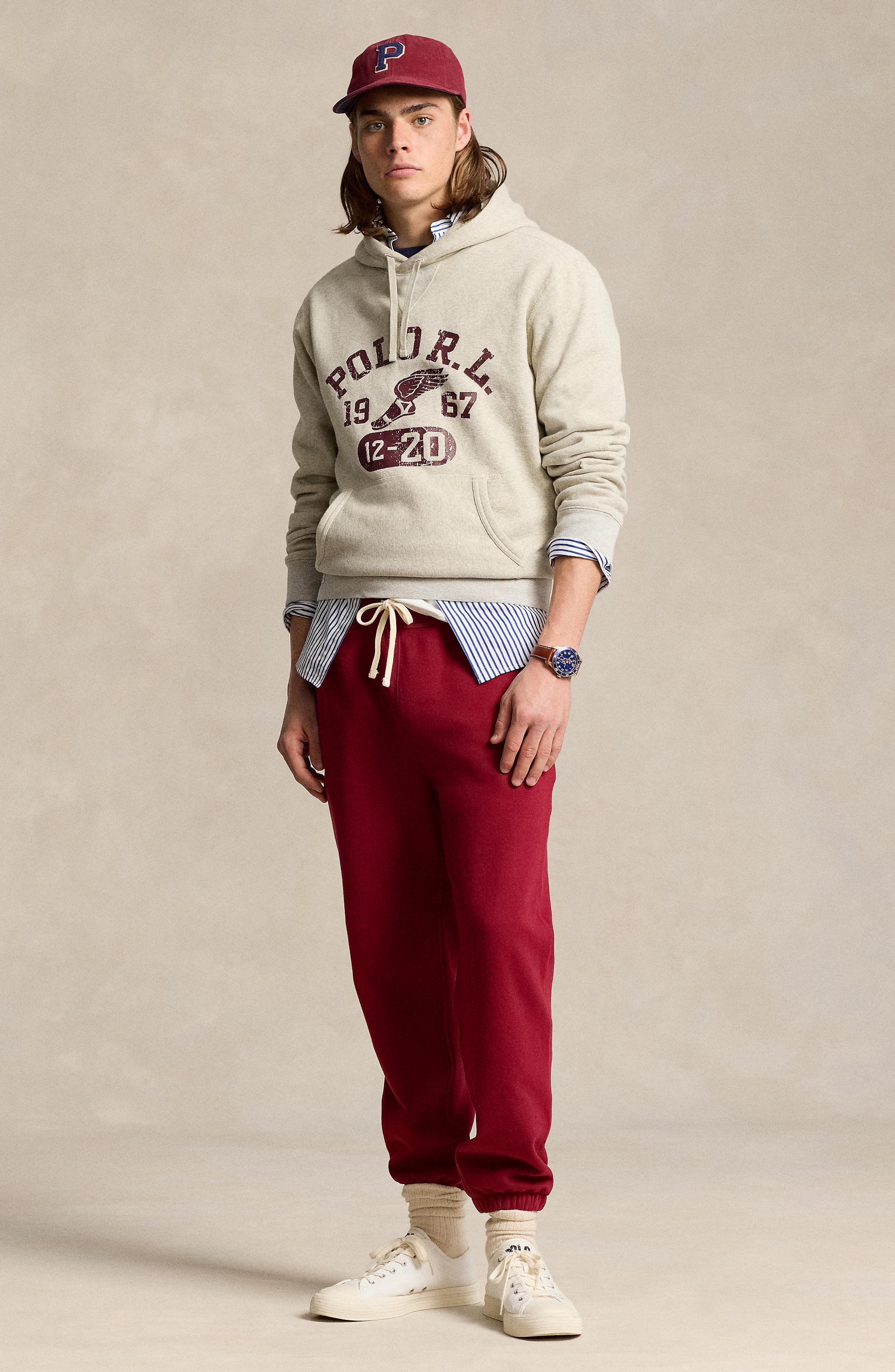 Cotton Blend Fleece Sweatpants - image 2