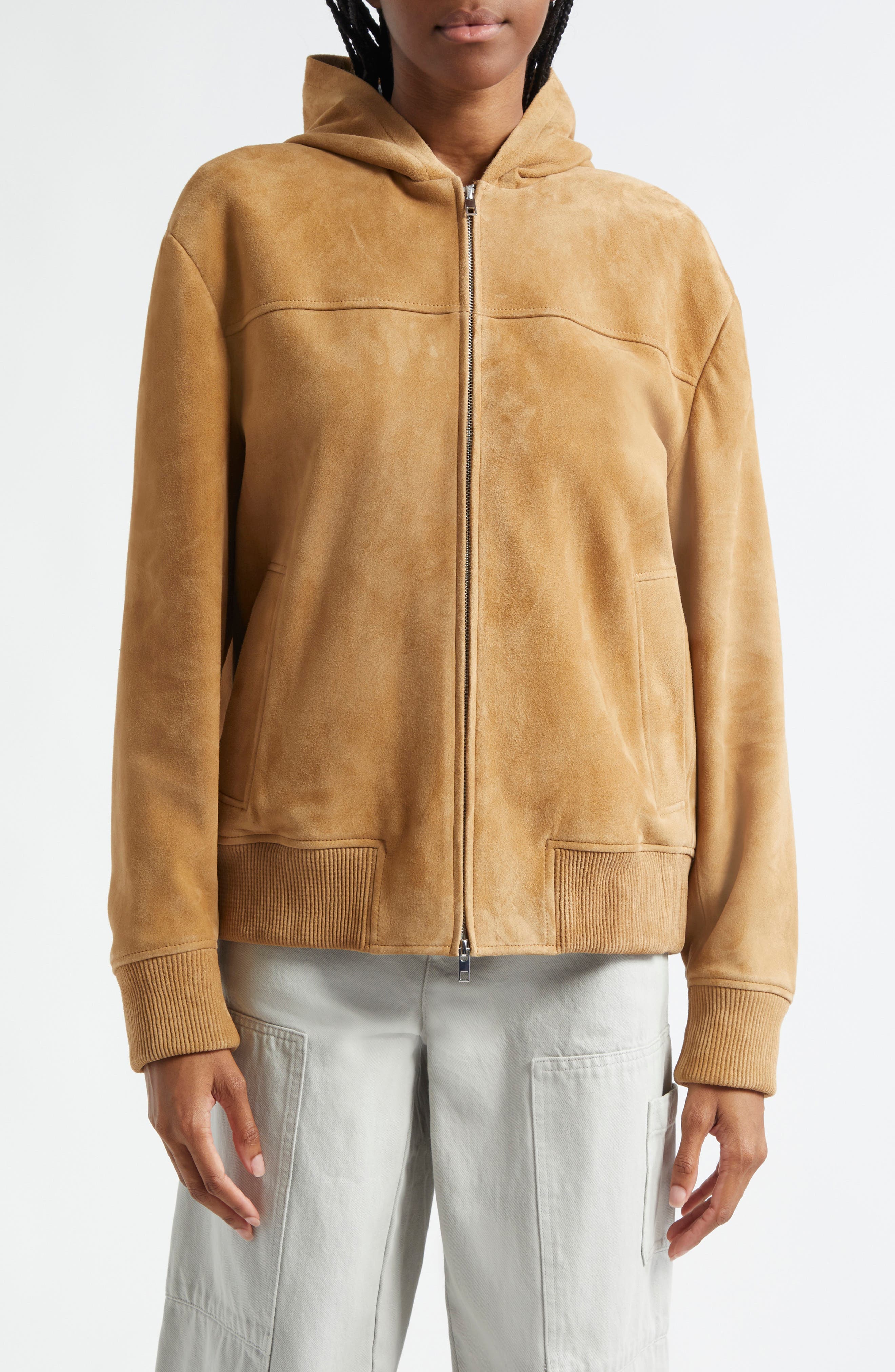 Suede Hoodie - image 1