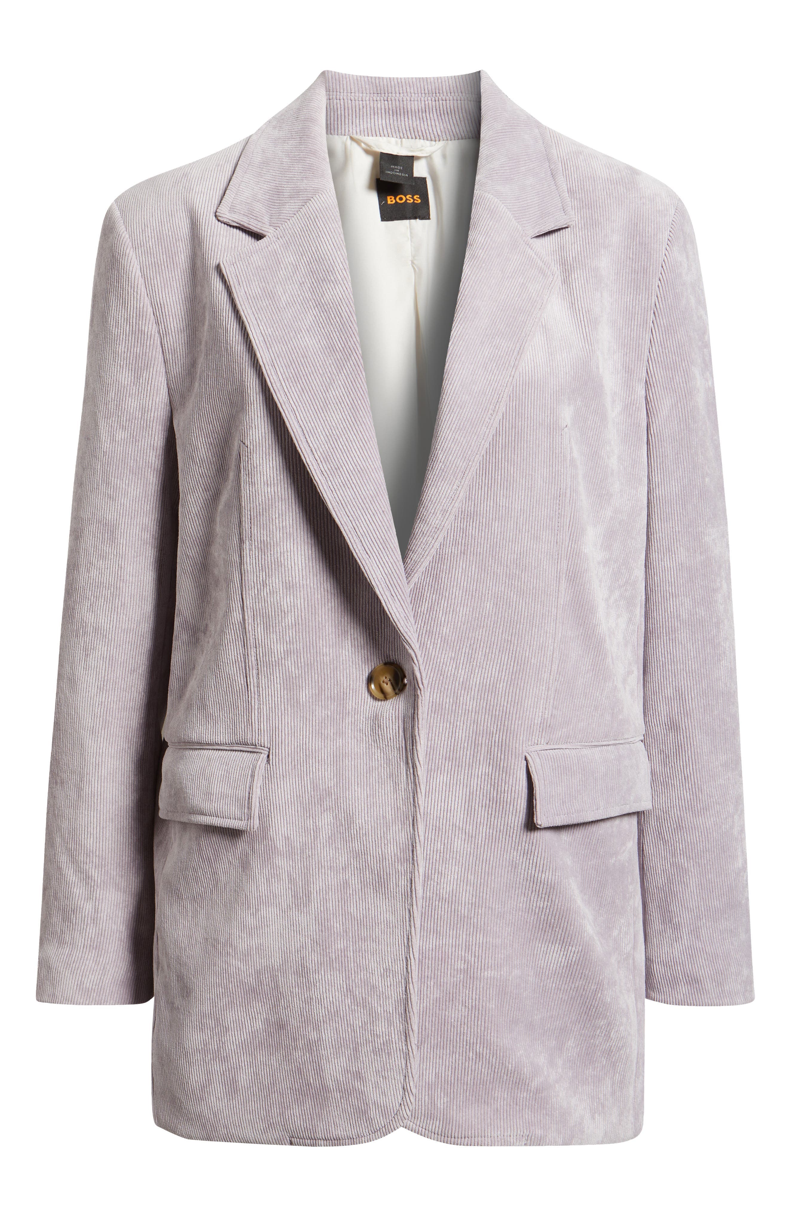 Jacodi One-Button Corduroy Jacket