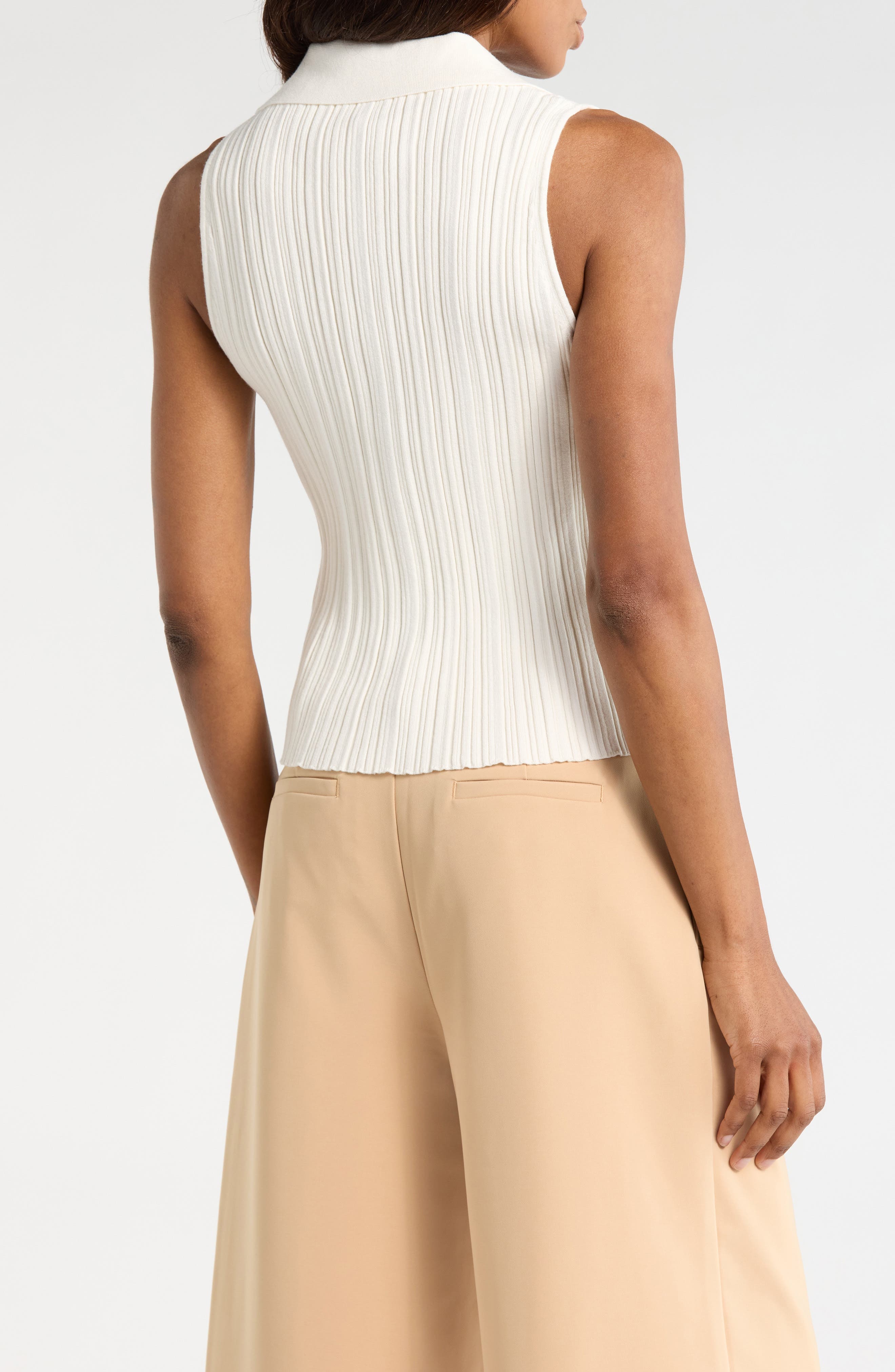 Button Front Sweater Vest - image 2